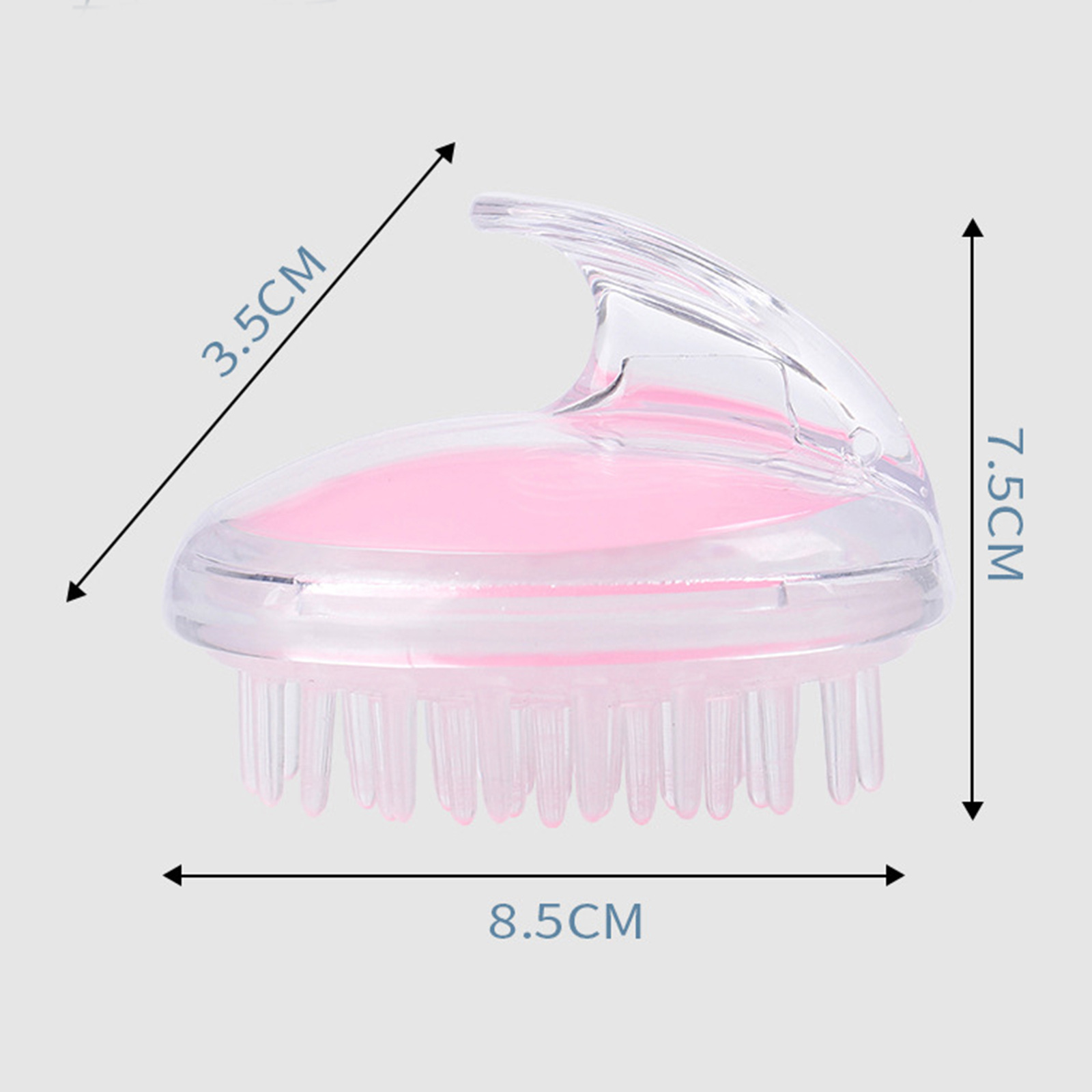 แปรงสระผม นวดศรีษะ ซิลิโคนนิ่ม ดีไซน์สวยงาม มีให้เลือกหลายสี