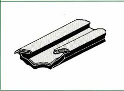 Ikkunan uratiiviste, leveys pohjasta 14mm, korkeus 11mm =12e