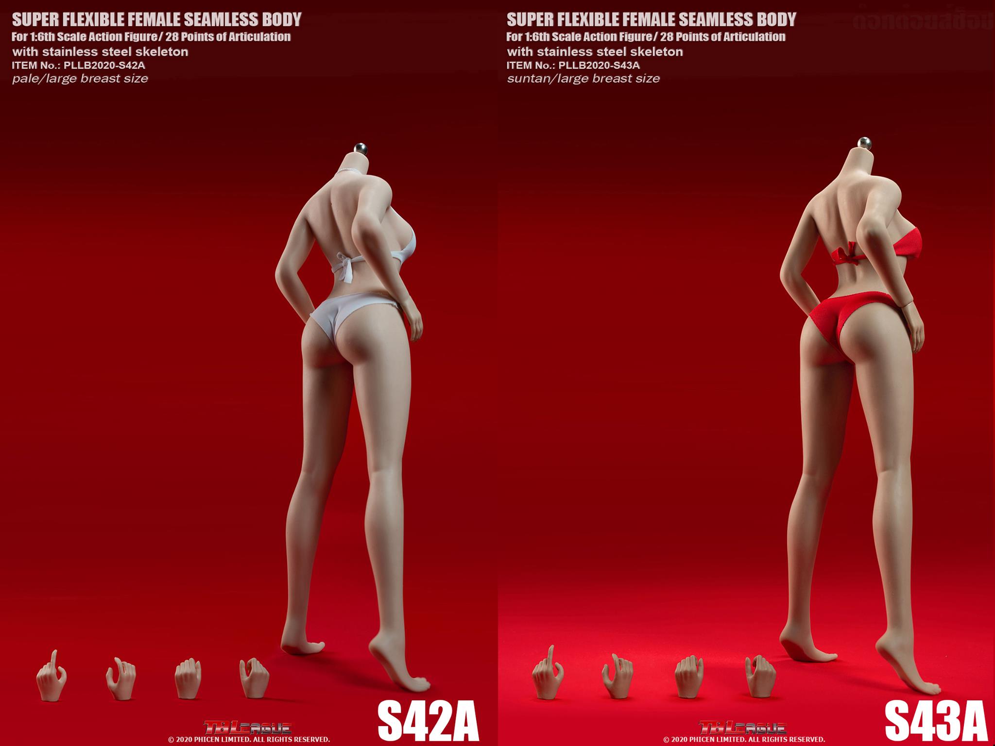 [สั่งจอง]TBLeague PLLB2020-S42/S43 1/6 : Female Super-Flexible