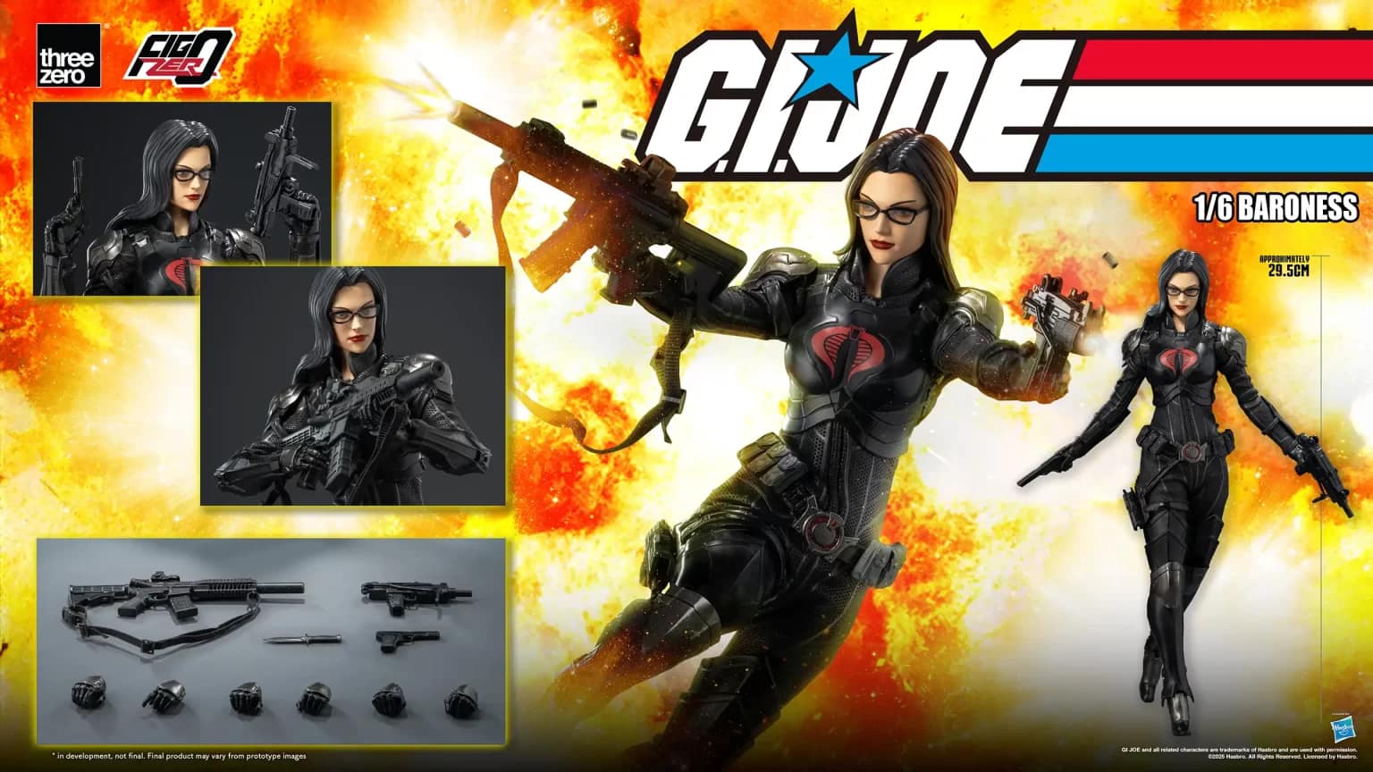 [สั่งจอง] Threezero 3Z03500W0 1/6 : FigZero G.I. Joe - Baroness