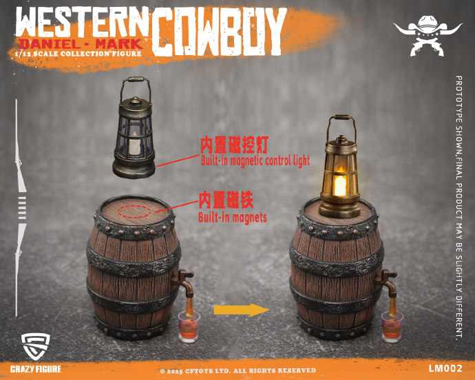 [สั่งจอง]CFTOYS LM002 1/12 : Western Cowboy Daneiel - Mark