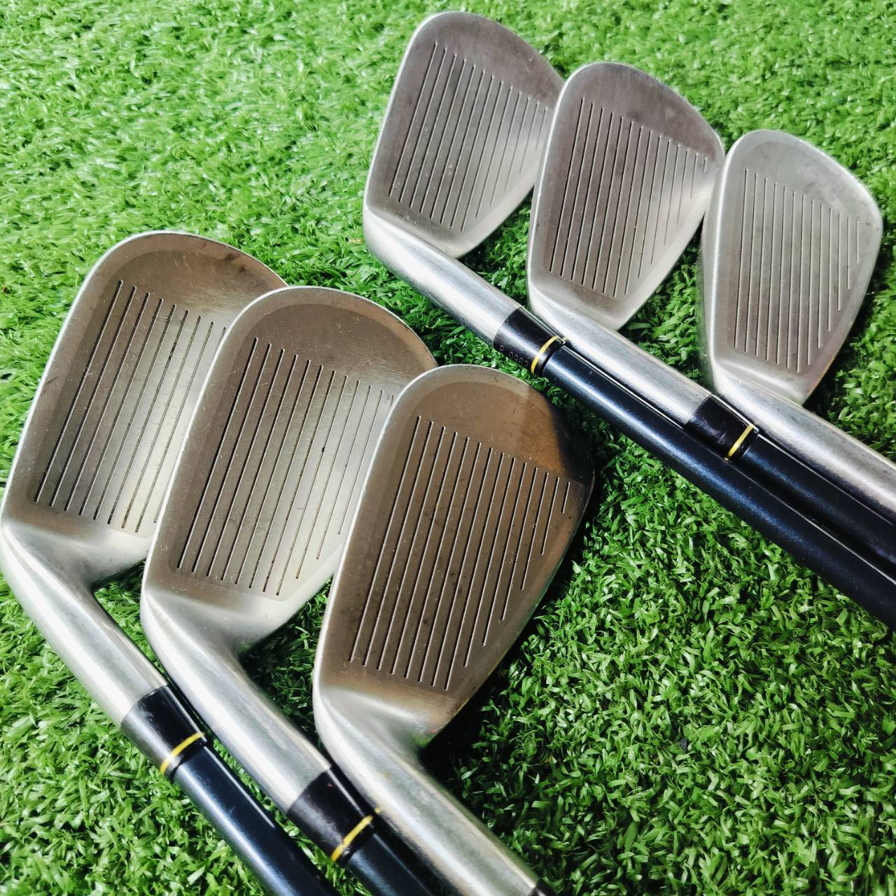 ชุดเหล็กหน้าเด้ง!!! ONESIDER NS2 INNER SPACE CAVITY ตีไกลมากๆ มีเหล็ก 5 6 7 8 9 PW GRIP GOLF PRIDE ก้าน กราไฟต์ FLEX R เดิมๆทุกชิ้น ไม้กอล์ฟพรีเมี่ยมมือสอง ของแท้ By NakaraLuxurious