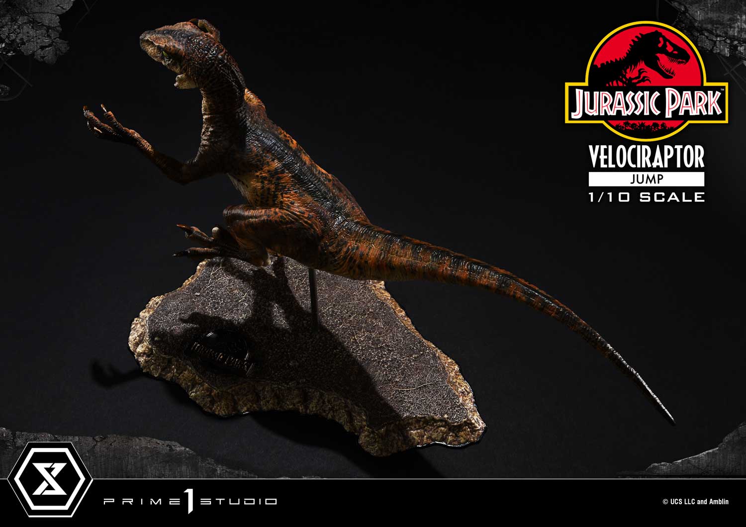 [สั่งจอง] Prime 1 Studio PCFJP-06 : Velociraptor Jump (Jurassic Park)
