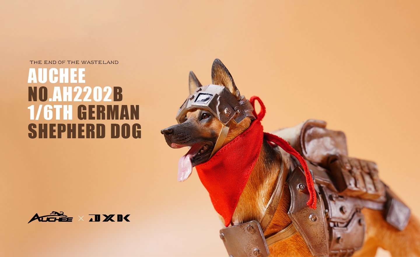 [สั่งจอง]Auchee × JXK 1/6 AH2202A/B : German Shepherd Dog