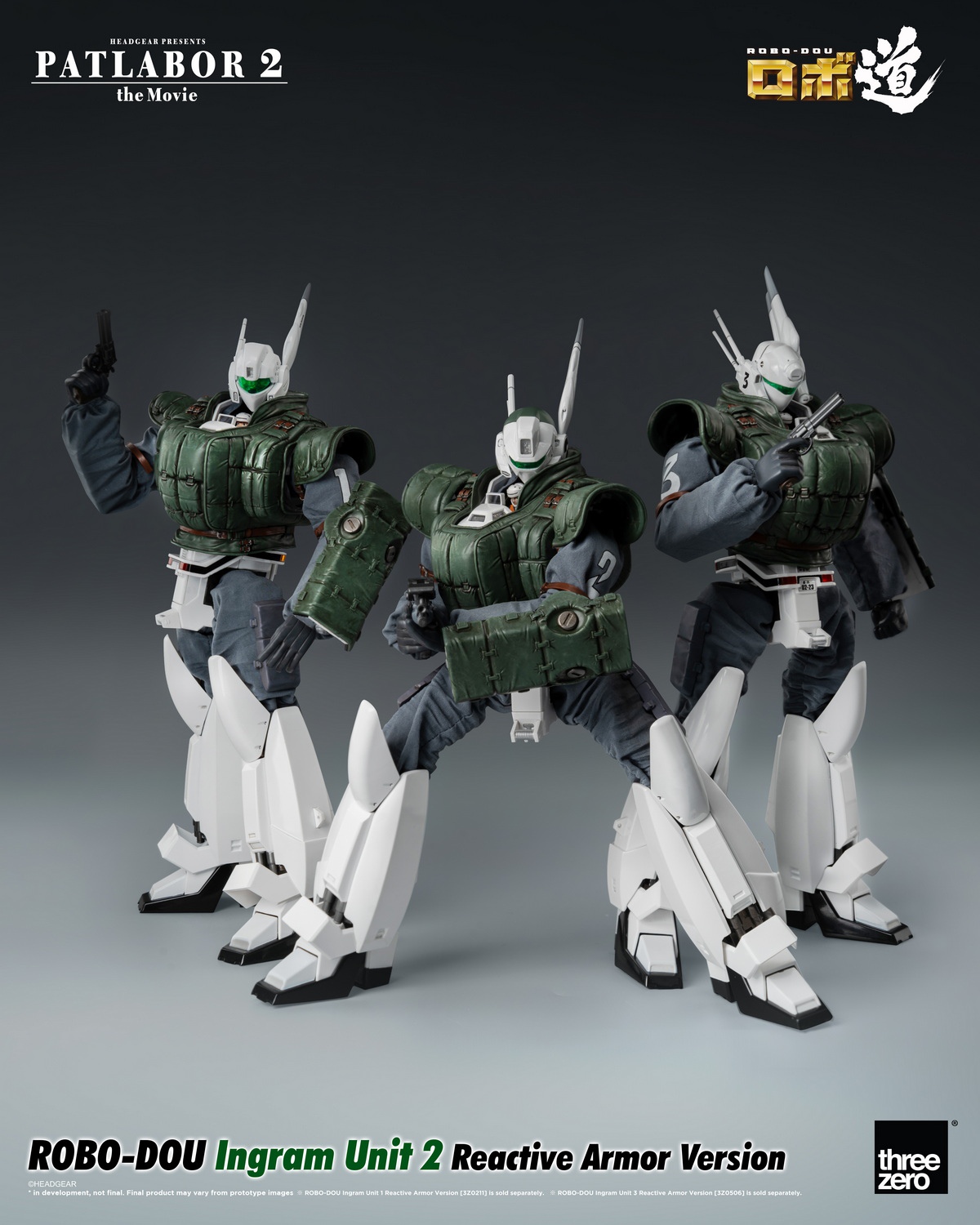 [สั่งจอง] Threezero 1/35 : Patlabor 2: The Movie - ROBO-DOU Reactive Armor Version