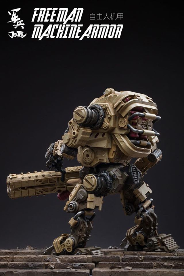 [สั่งจอง]จักรกลกระดูกเหล็ก ทะเลทรายและสายลม JOYTOY 1/18 81921011/2 Free man tactical mecha [Blue Ver./Sandy Ver.]