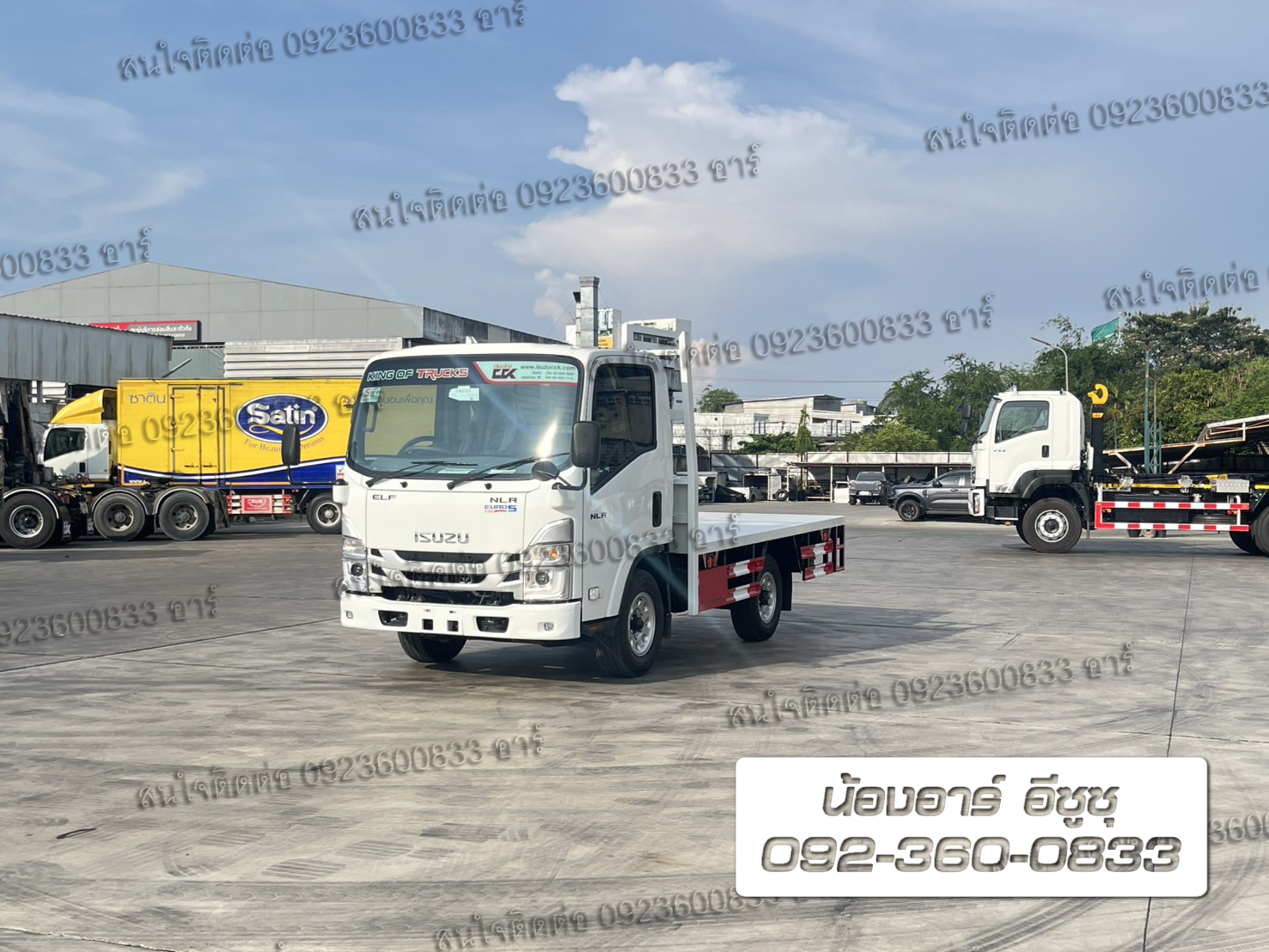 4 ล้อ ISUZU NLR Euro5 Max พื้นเรียบ