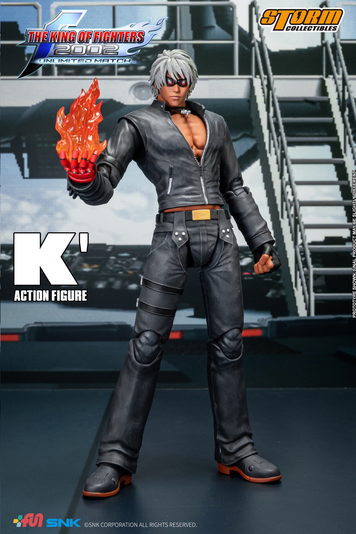 [สั่งจอง] Storm Toys SKKF10 1/12 : King of Fighters - K'