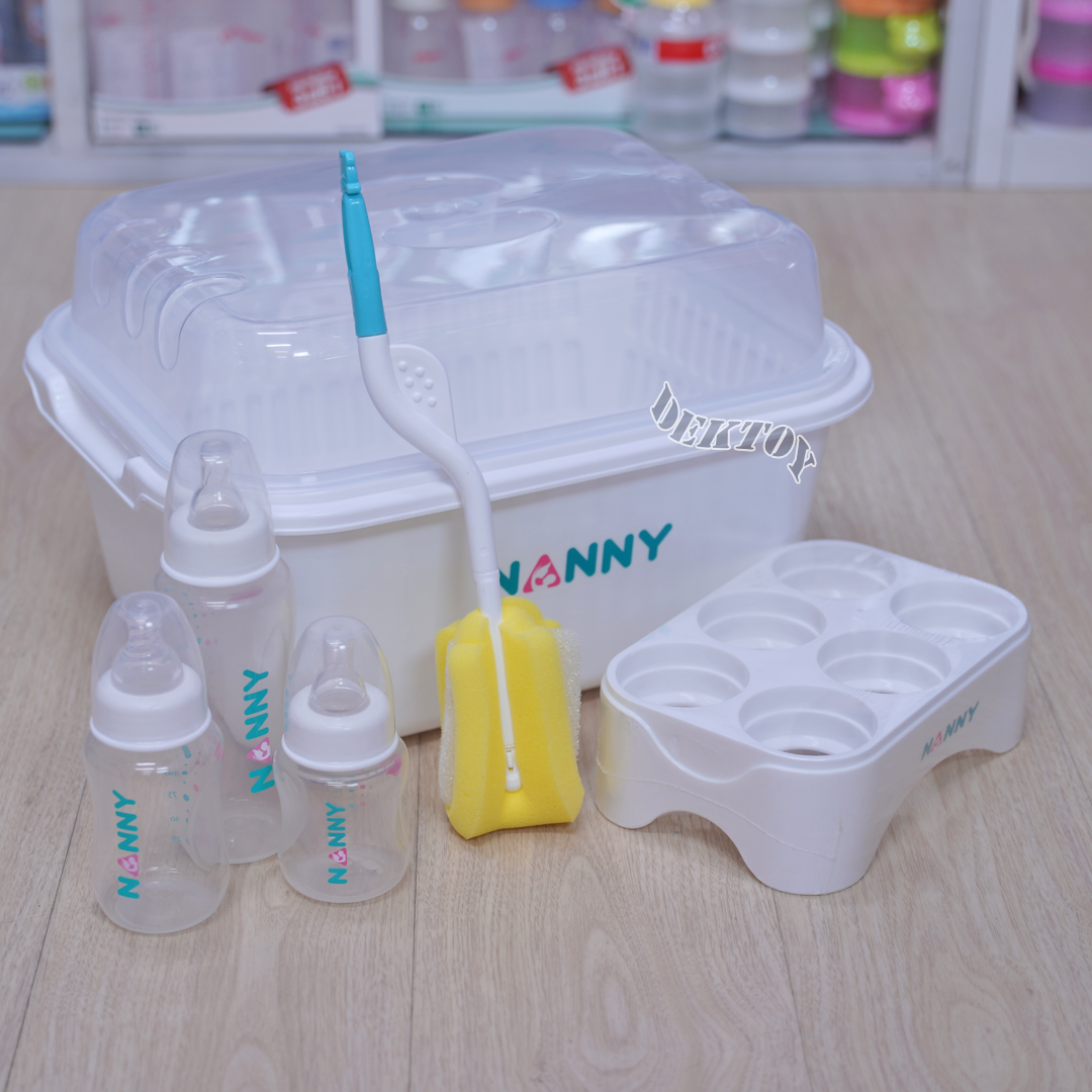 Nanny แนนนี่ เซ็ทกล่องเก็บขวดนม 6 ชิ้น S7-N216
