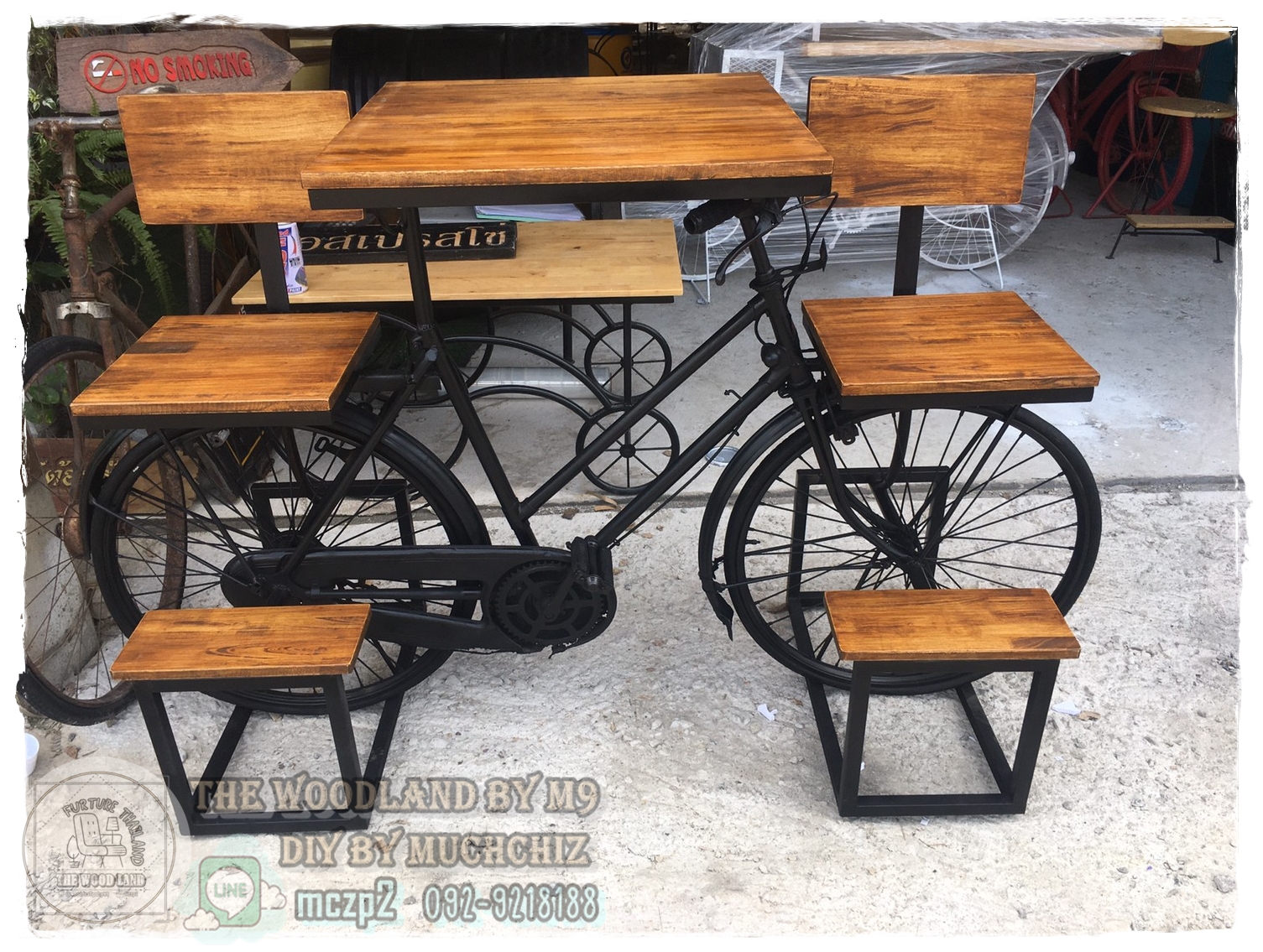 #BICYCLE Design#เฟอร์นิเจอร์จักรยานวินเทจ #เฟอร์นิเจอร์ตกแต่งร้านกาแฟ