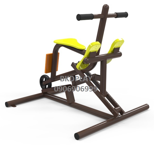 เครื่องออกกำลังกายกลางแจ้งผู้ใหญ่ ,ชุดอุปกรณ์ บริหารแขน เข่า ลดหน้าท้อง แบบถีบ ดึงล้อยาง , ลานกีฬาอเนกประสงค์ ,สวนสาธารณะ ,เทศบาล ,หมู่บ้าน ,ผลิตในไทย ,สั่งทำตามสีที่ต้องการได้