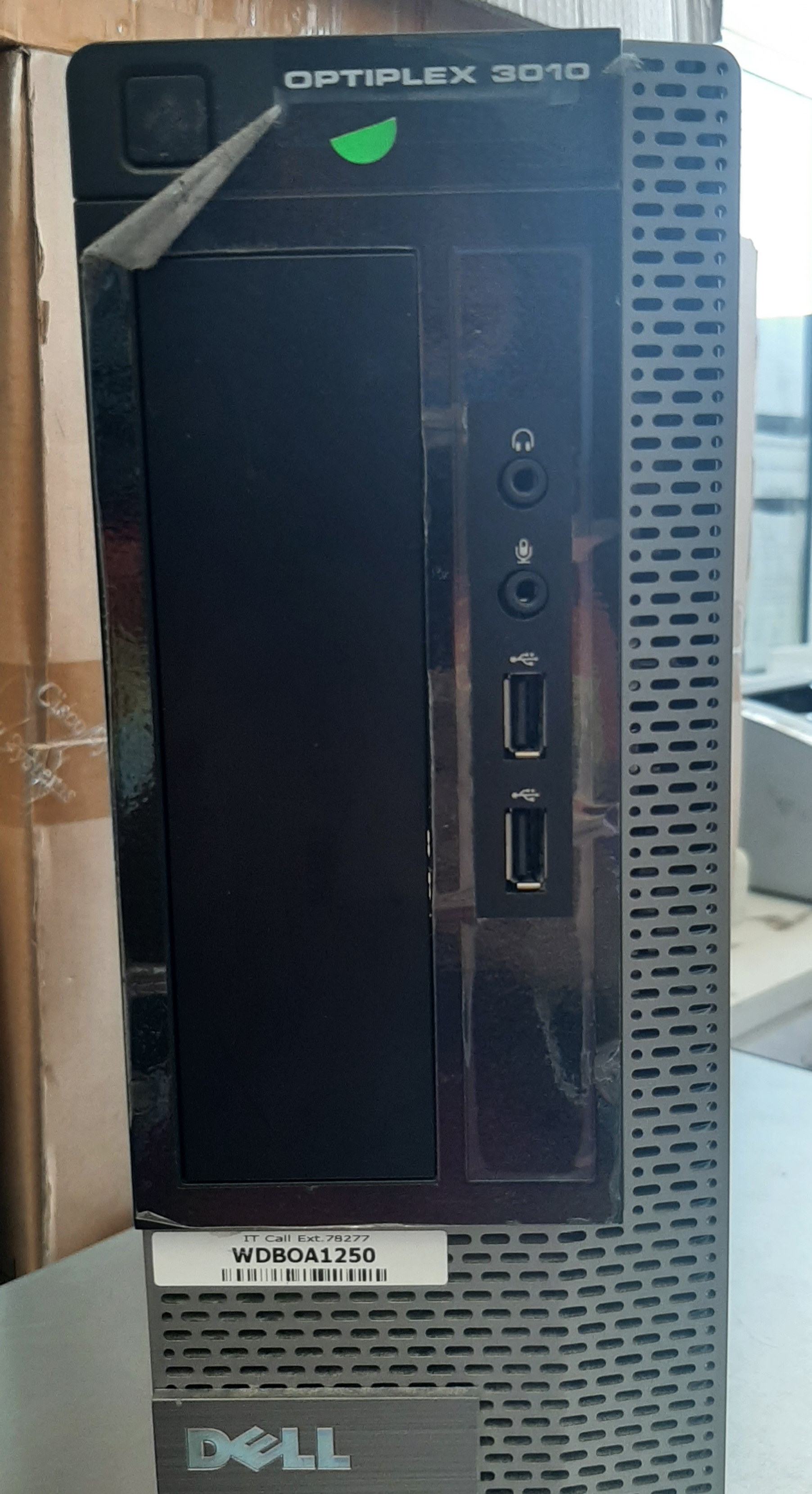 พีซีมือสอง Dell Optiplex 3010 DT (i3-3220 Ram4GB HDD500GB) สภาพดี ประกันร้าน 1 เดือน