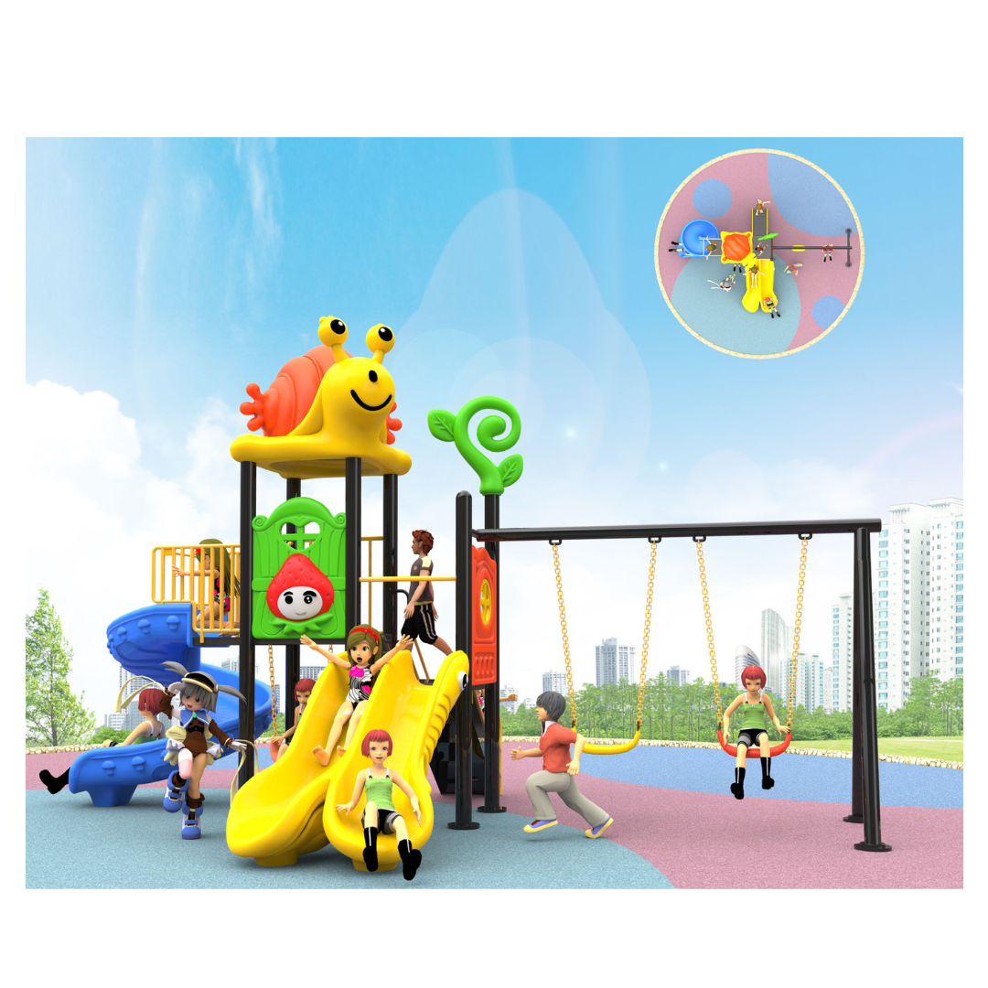 เครื่องเล่นสนามกลางแจ้ง ในร่ม, ชุดหอยทาก สไลด์เดอร์ใหญ่ ชิงช้า ,ครุภัณฑ์สนามเด็กเล่น,งบ.สพฐ,โครงการโรงเรียนประชารัฐ, playground,สไลเดอร์,ของเล่นเสริมพัฒนาการ,เครื่องเล่นสนาม, สนามเด็กเล่น