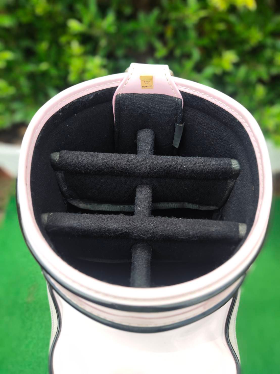 ถุงกอล์ฟ KASCO หนังแก้ว สีชมพู สภาพสวยๆ เดิมๆเลยจ้า