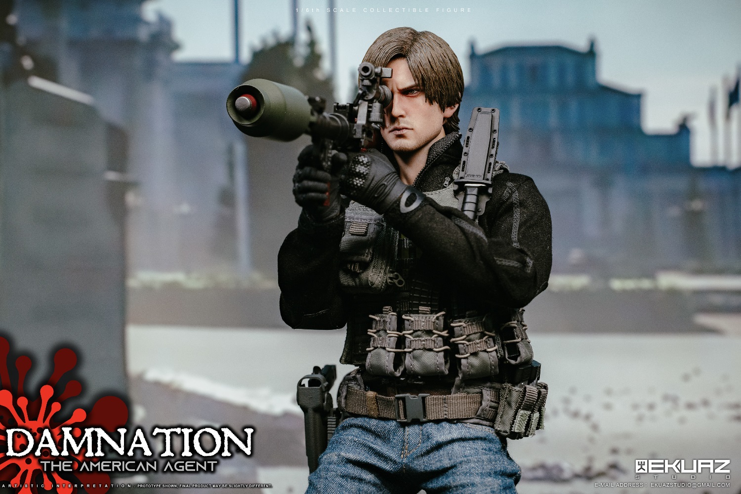 [สั่งจอง] EKUAZ STUDIO EKS09 1/6 : DAMNATION AMERICAN AGENT