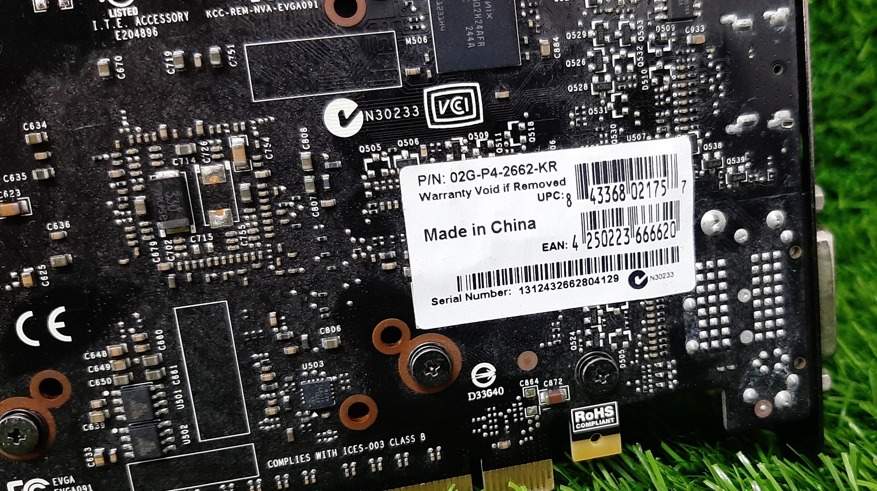 EVGA GeForce GTX660 2048MB GDDR5 192-Bit, Dual DVI-D, HDMI, DP สภาพดี มือสอง ประกันร้าน 1 เดือน