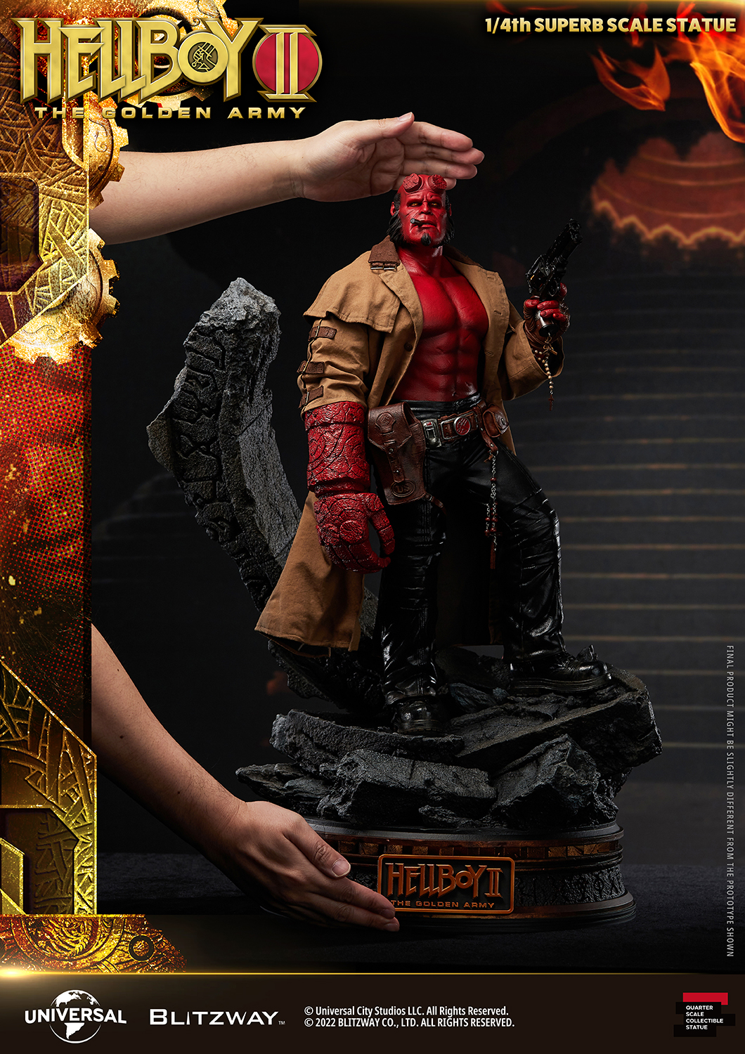 [สั่งจอง] Blitzway BW-SS-21301 1/4 : HELLBOY II - THE GOLDEN ARMY