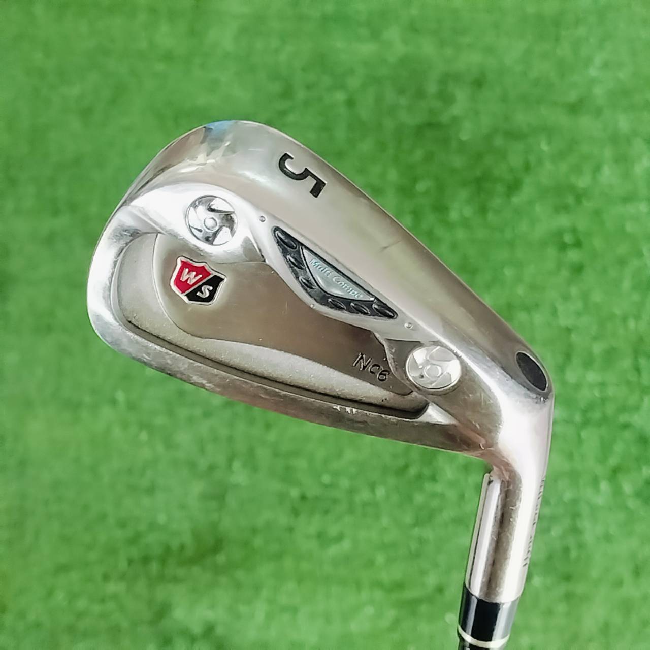 ** ขาดเหล็ก 6 ** ชุดเหล็ก WILSON STAFF Nc6 มีเหล็ก 5 7 8 9 เเละ PW SW ก้านนาโนเทคโนโลยี ผลิตโดย MITSUBISHI FLEX R คุณภาพดีมากๆ ไม้กอล์ฟพรีเมี่ยมมือสอง ของแท้ By NakaraLuxurious