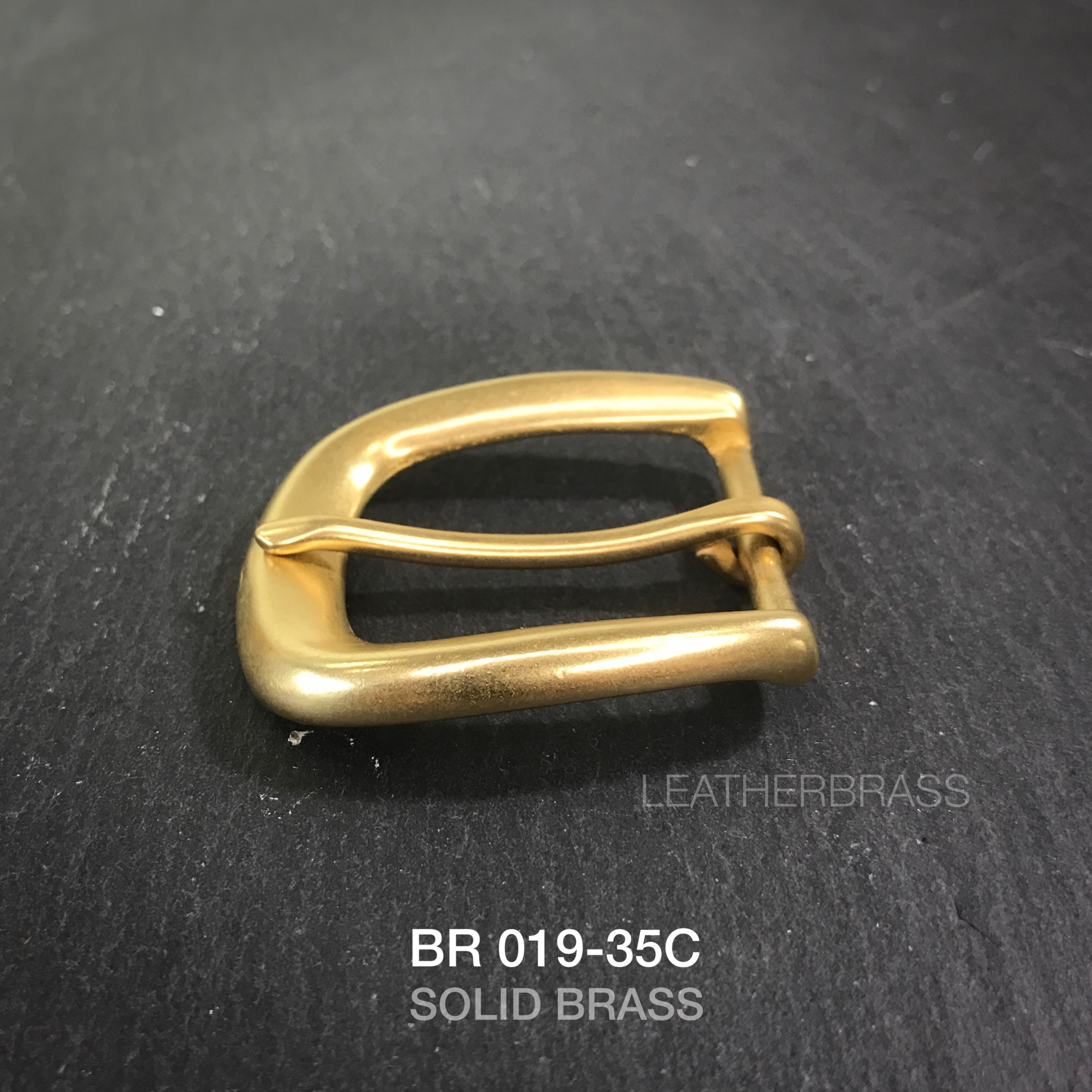 BR019-35C หัวเข็มขัดทองเหลือง ขนาด 35 มิล ** ราคาต่อชิิ้น** leatherbrass