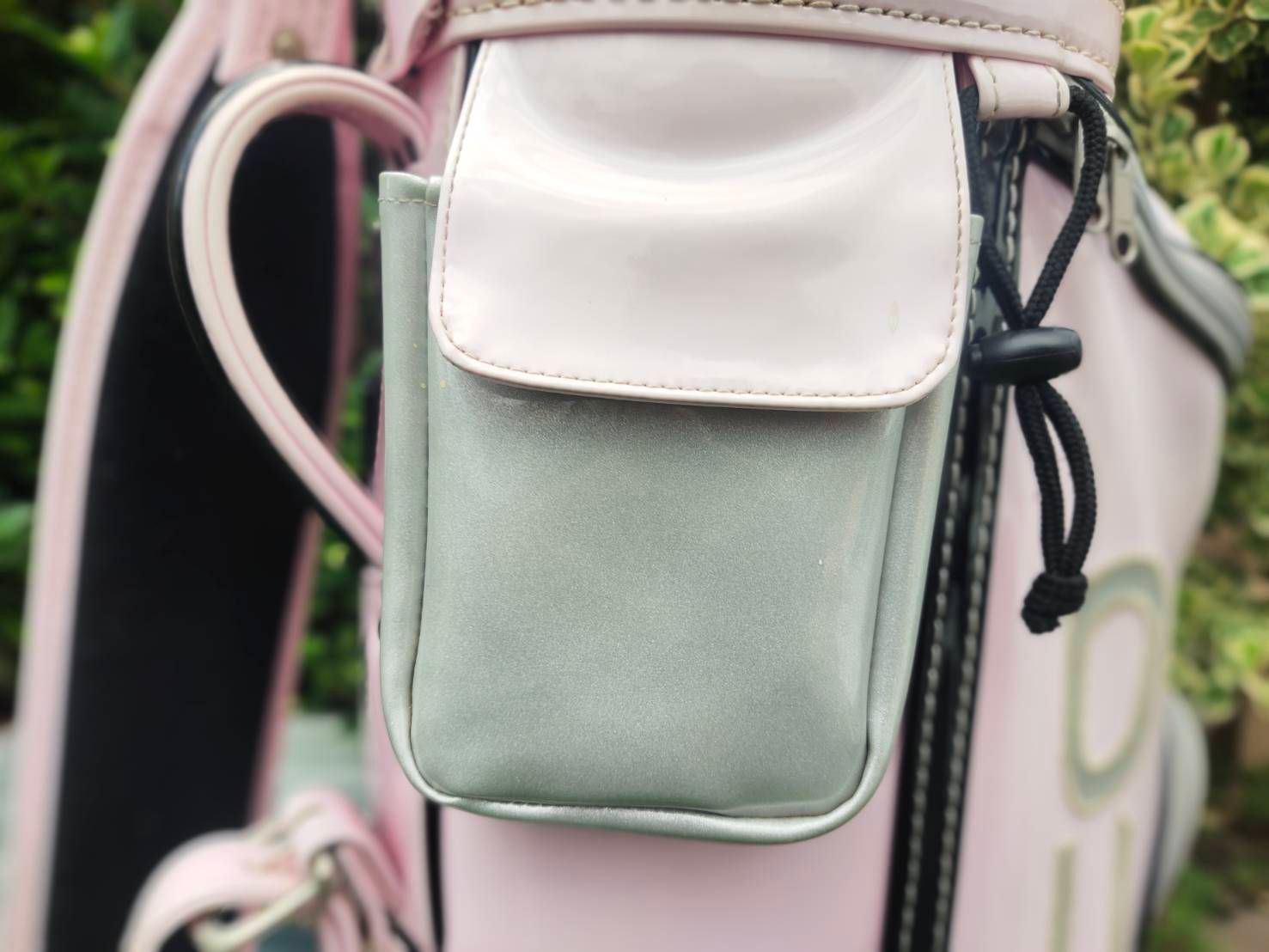 ถุงกอล์ฟ KASCO หนังแก้ว สีชมพู สภาพสวยๆ เดิมๆเลยจ้า