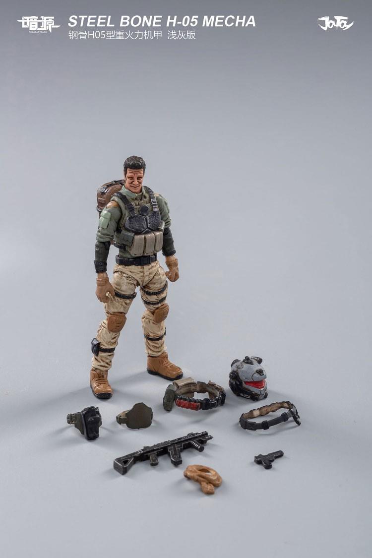 [สั่งจอง]JOYTOY JT0418 1/25 : STEEL BONE H-05 Heavy firepower MECHA (gray)