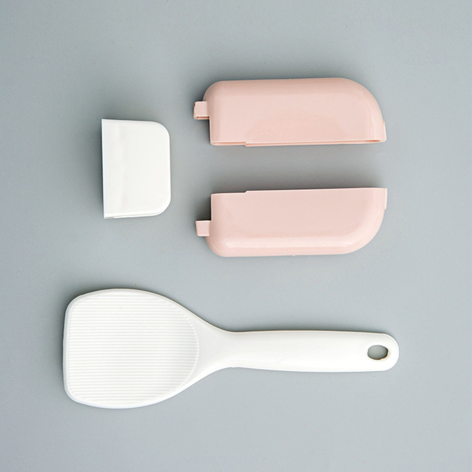 🔥Sale ลดราคา🔥 ทัพพีตักข้าว ฟักครอบ ตั้งได้ ข้าวไม่ติดทัพพี ดีไซน์ สวยงาม วัสดุปลอดภัย เป็นมิตรต่อส่งแวดล้อม มีให้เลือก 3 สี