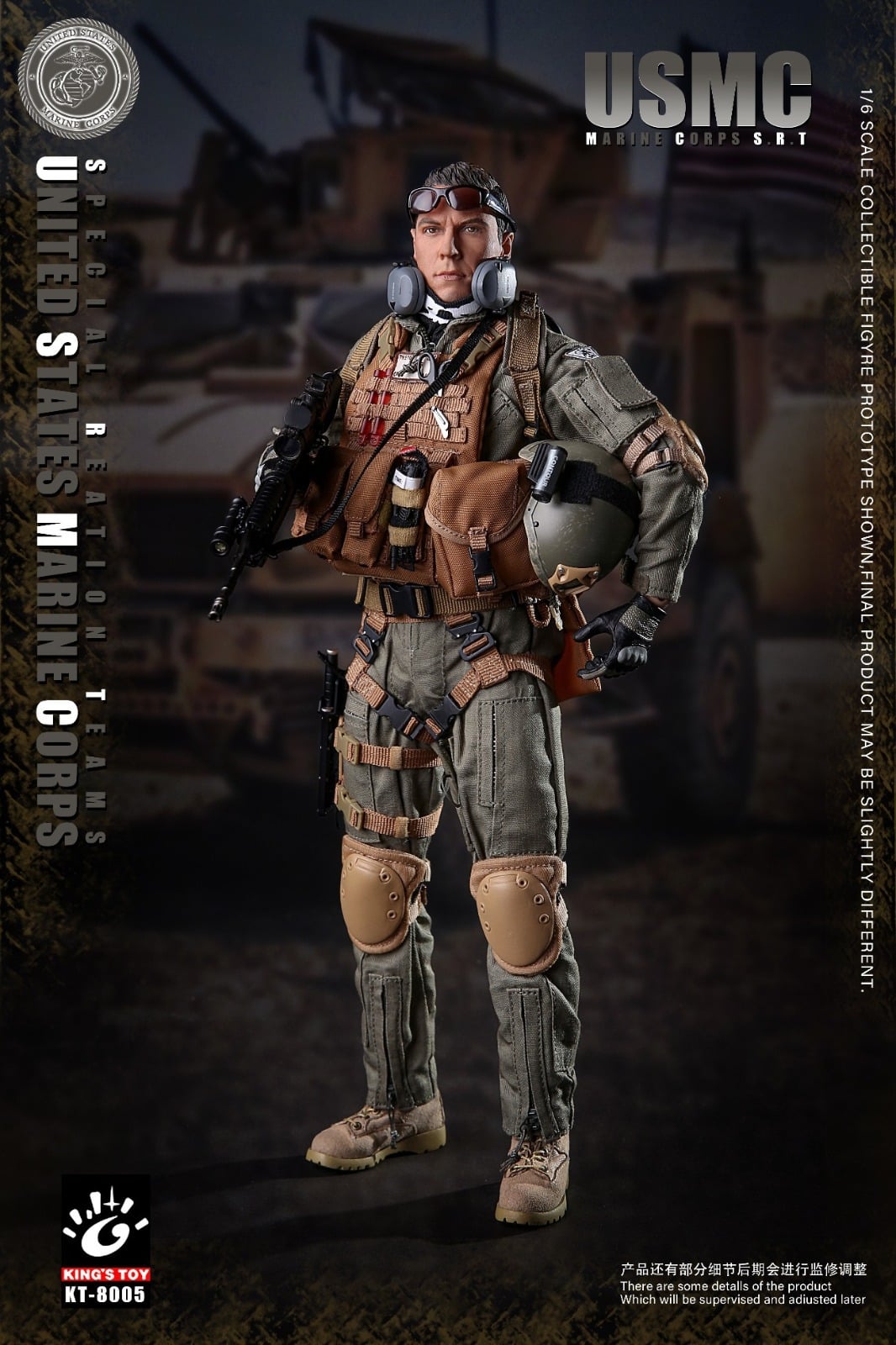 [สั่งจอง]KING'S TOY KT-8005 1/6 : USMC SRT U.S. Marine Corps - Special Response Team