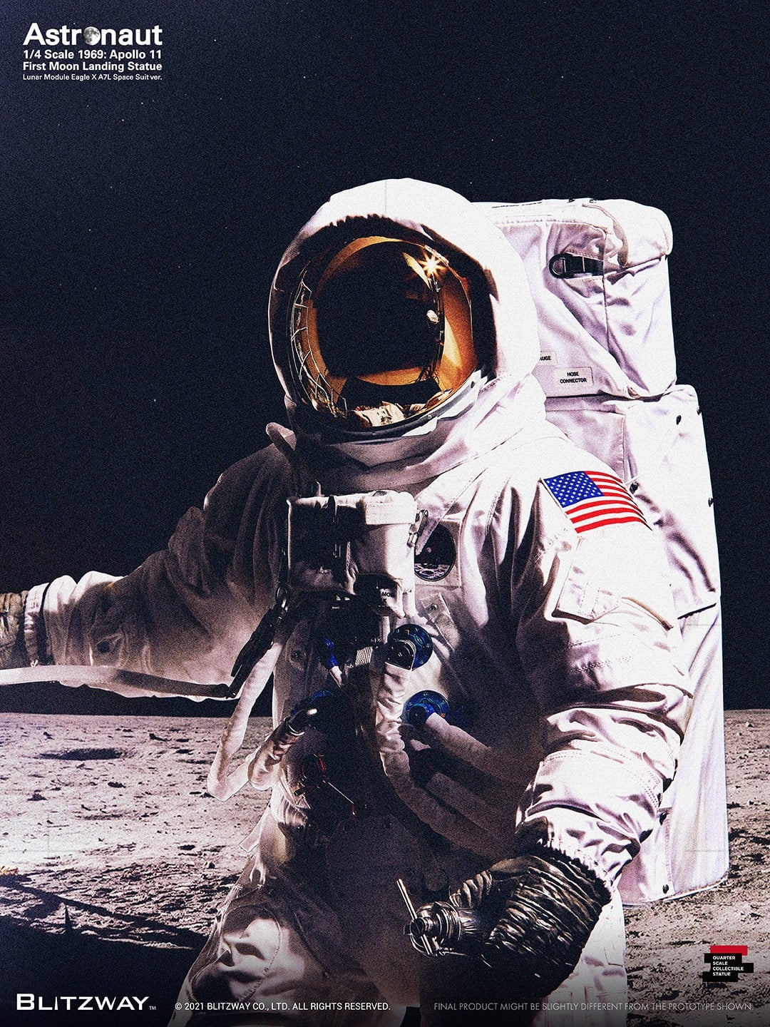 [สั่งจอง]BLITZWAY BW-SS-21101 1/4 : Astronaut Apollo 11