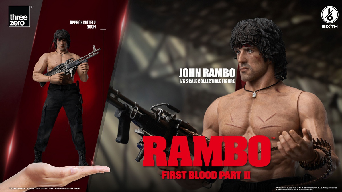 [สั่งจอง] Threezero 1/6 : Rambo First Blood Part II