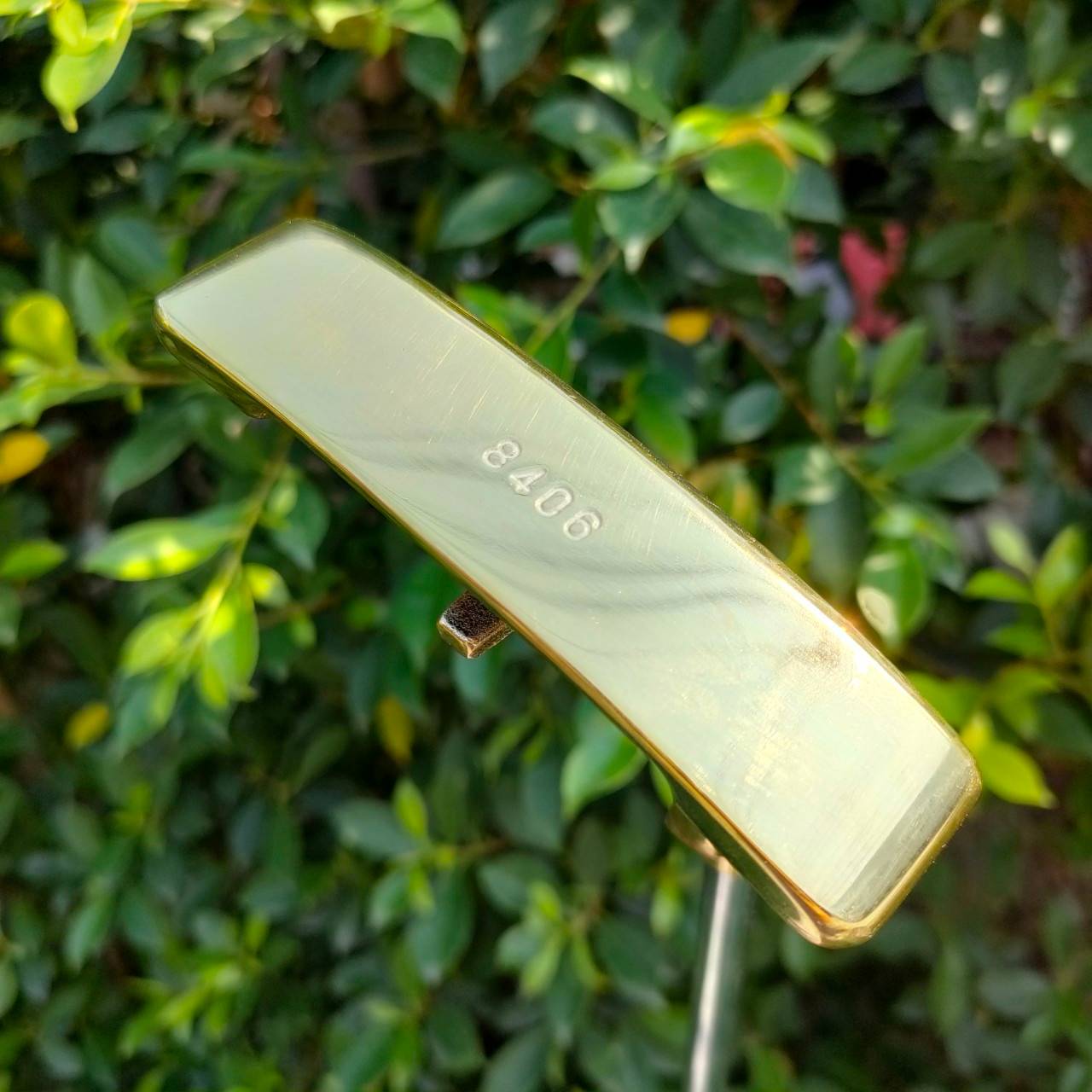 PUTTER MIZUNO 8406 ความยาว 34 นิ้ว ก้าน GOLCRES วัสดุทองเหลืองแท้ MADE IN JAPAN