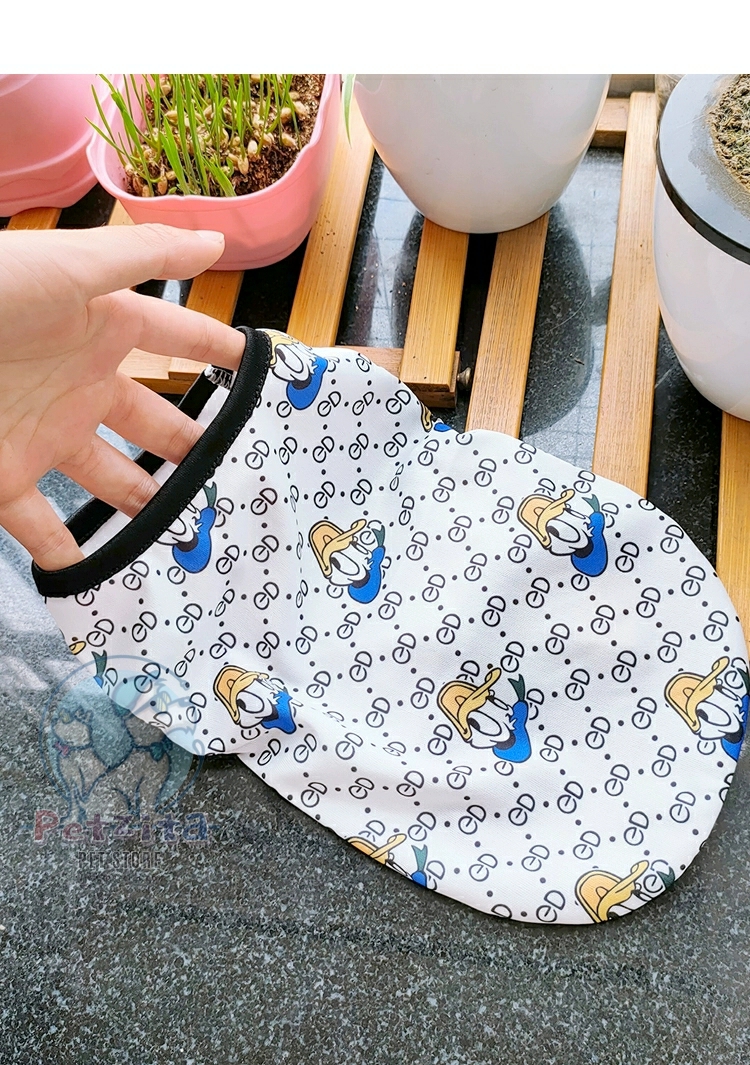 🇹🇭พร้อมส่ง🇹🇭 🎽♥️🧩🧸 เสื้อแขนกุดสกีนลายสุดเฟี๊ยส สไตล์ลายแบรนด์และลายการ์ตูน for pet เสื้อสุนัข หมา ชุดแมว