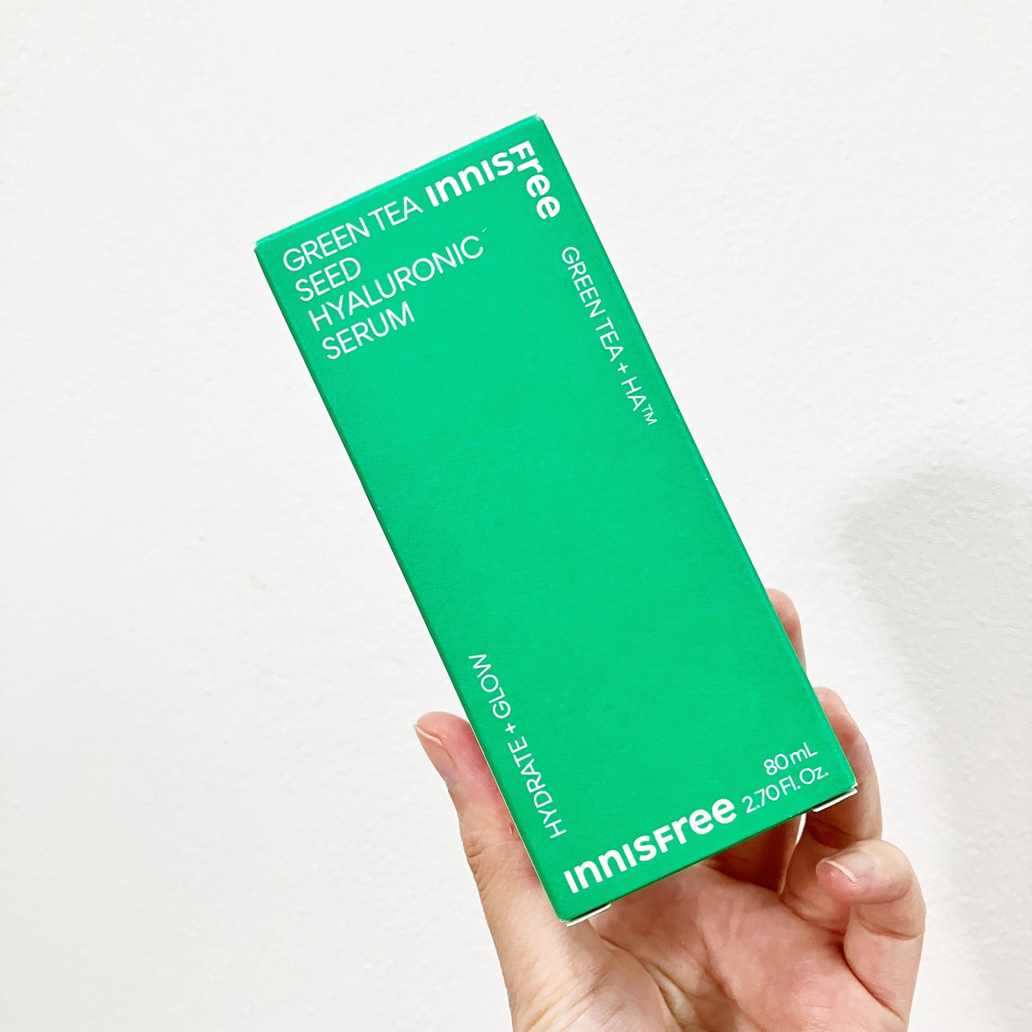 Innisfree Green Tea Seed Hyaluronic Serum 80ml เซรั่มชาเขียวไฮยาลูรอน ผิวชุ่มชื้น ลดผิวแห้ง ขาดน้ำ บอบบาง