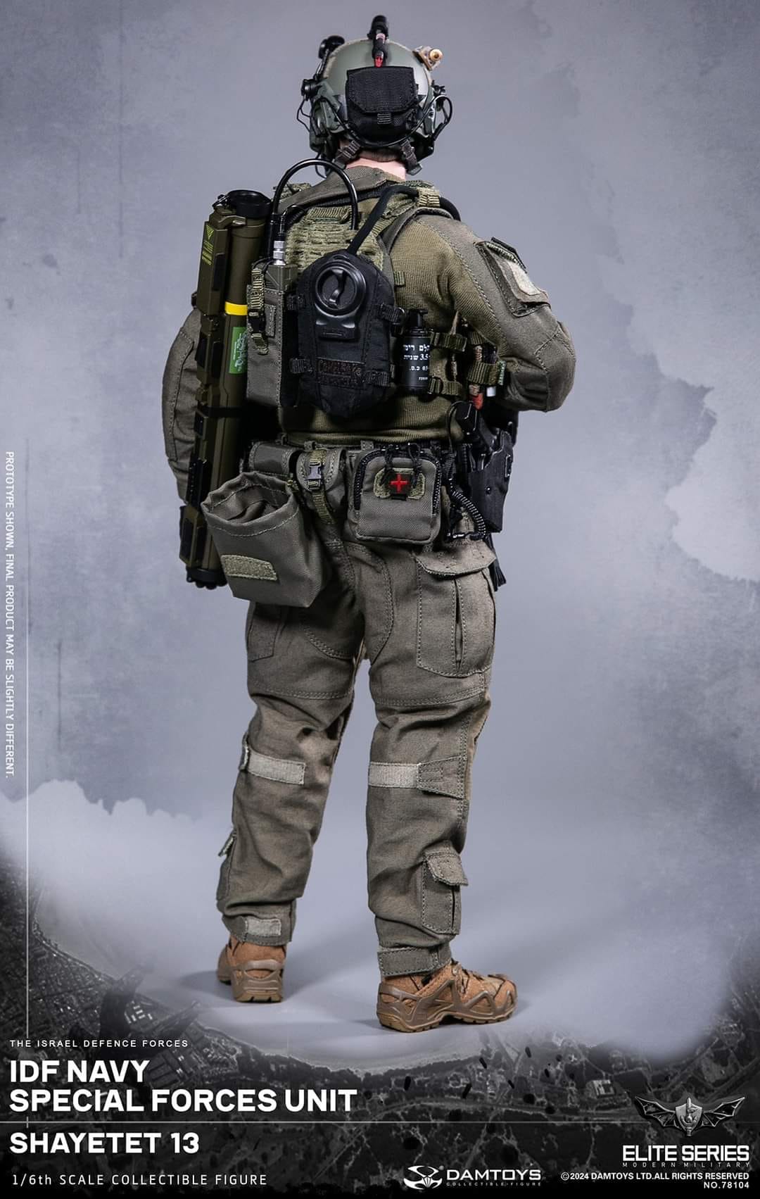 [สั่งจอง]DAMTOYS 78104 1/6 : IDF Navy special forces unit Shayetet 13 Action Figure