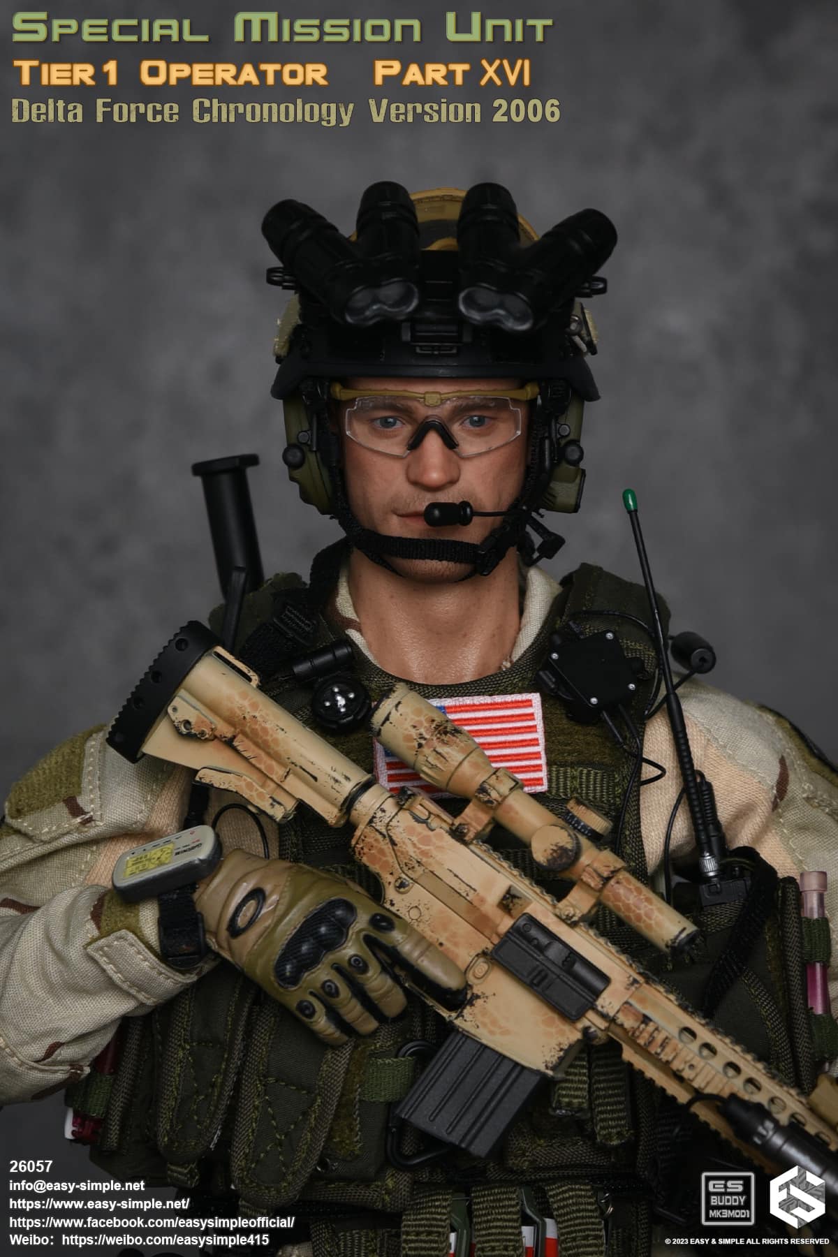 [สั่งจอง]Easy&Simple ES26057 : SMU Tier1 Operator Part XVI Delta Force Chronology Version 2006