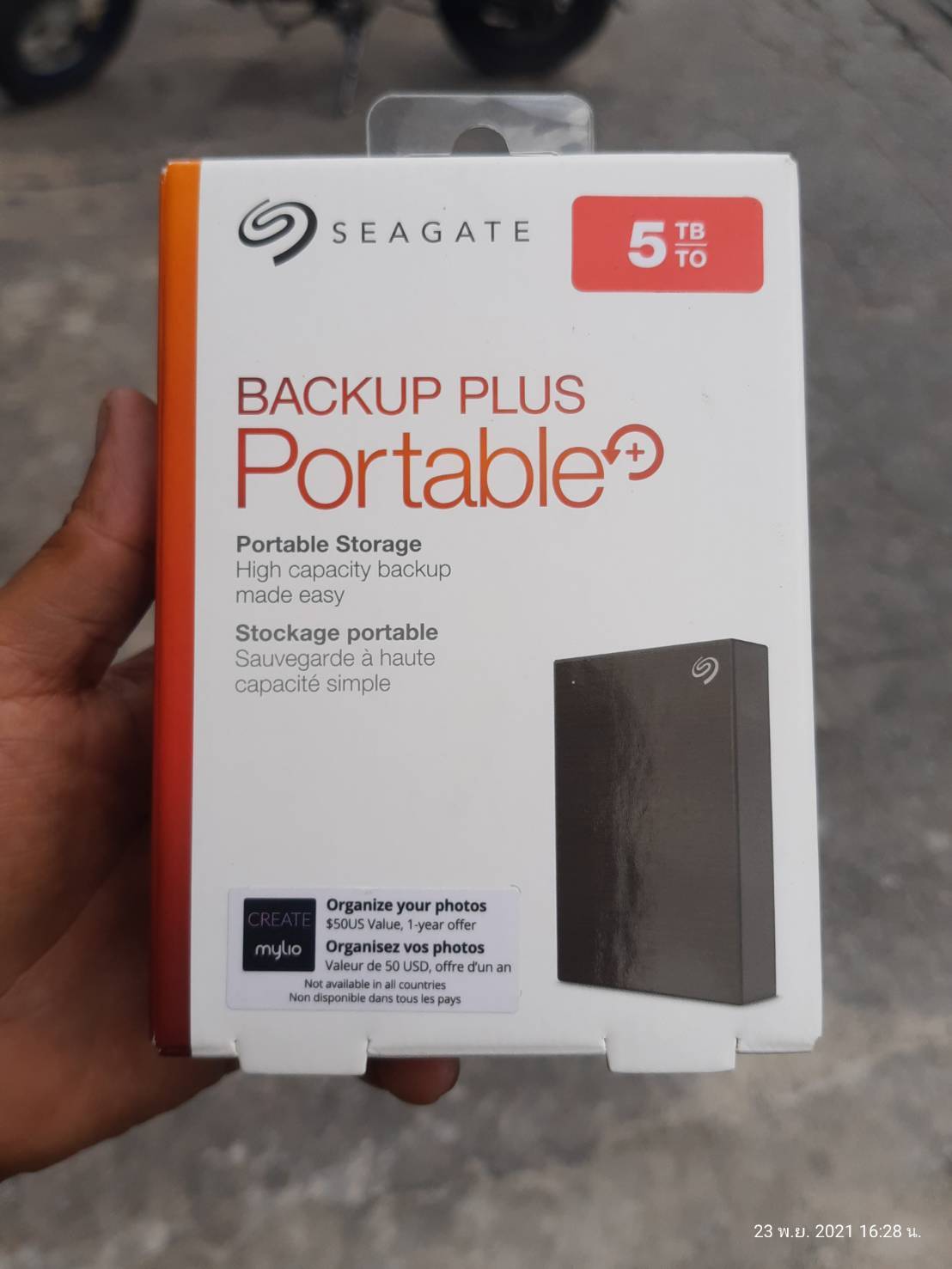 External SEAGATE BACKUP PLUS PORTABLE DRIVES (BLACK) (STHP5000400)