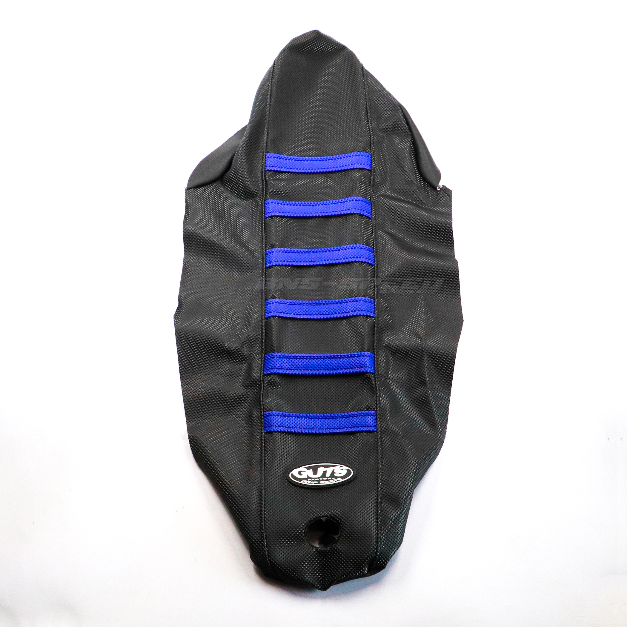 ผ้าเบาะ Guts Racing Ribbed Seat Cover YZ125/250 2022-current - ดำริบน้ำเงิน