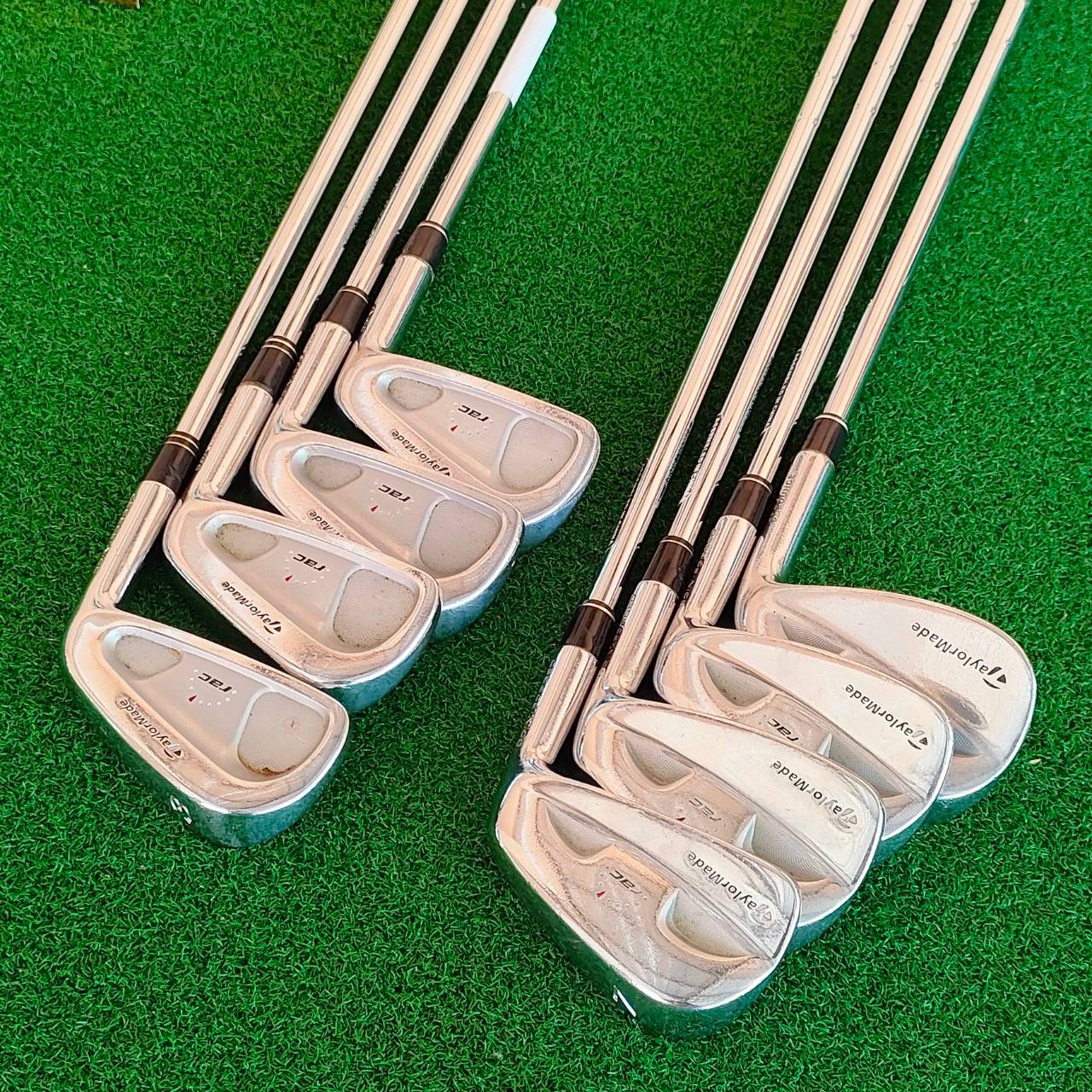 ชุดเหล็ก TAYLORMADE RAC มีเหล็ก 3-9 เเละ PW ก้าน N.S.PRO 950GH FLEX R กริพ GOLF PRIDE เบาทั้งชุด เหล็ก FORGED
