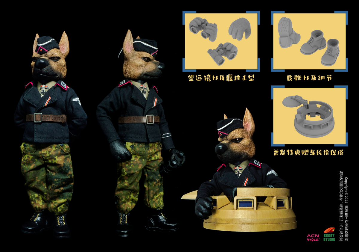 [สั่งจอง]Beret Studio PH001 : Pocket Hero Series - Tankman Hans