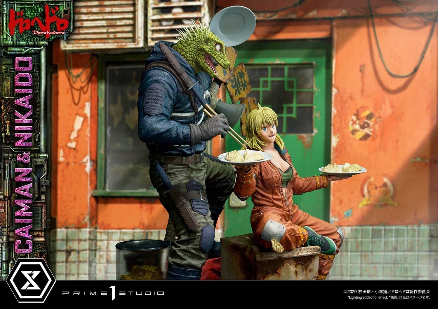 [สั่งจอง]Prime 1 Studio 1/4 : Caiman & Nikaido (Dorohedoro)
