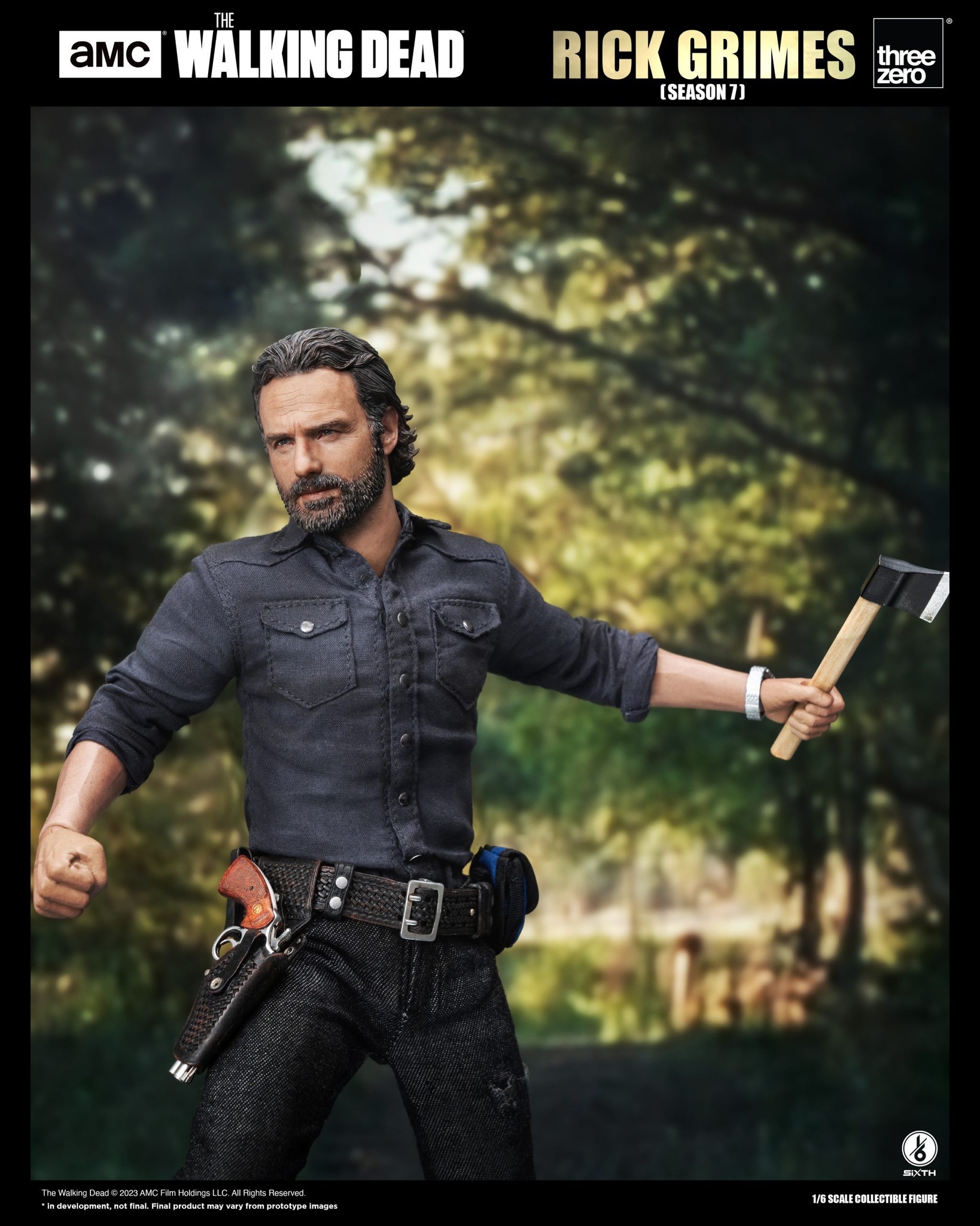 [สั่งจอง]Threezero 1/6 : The Walking Dead - Rick Grimes (Season 7)