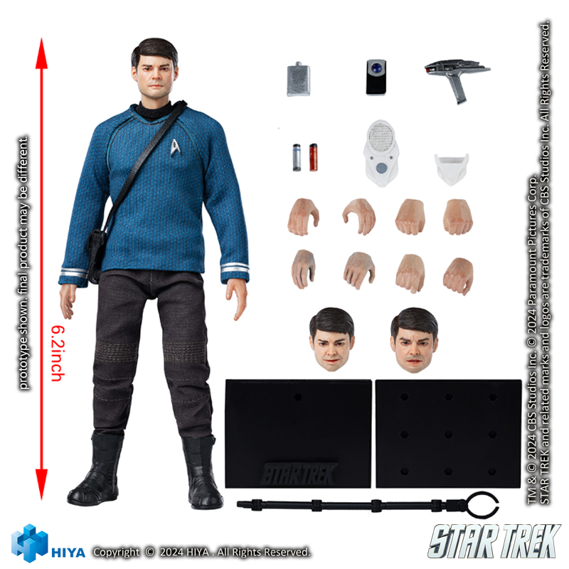 [พร้อมส่ง] Hiya toys ESS0267 1/12 : Exquisite Super Series STAR TREK 2009 - McCoy