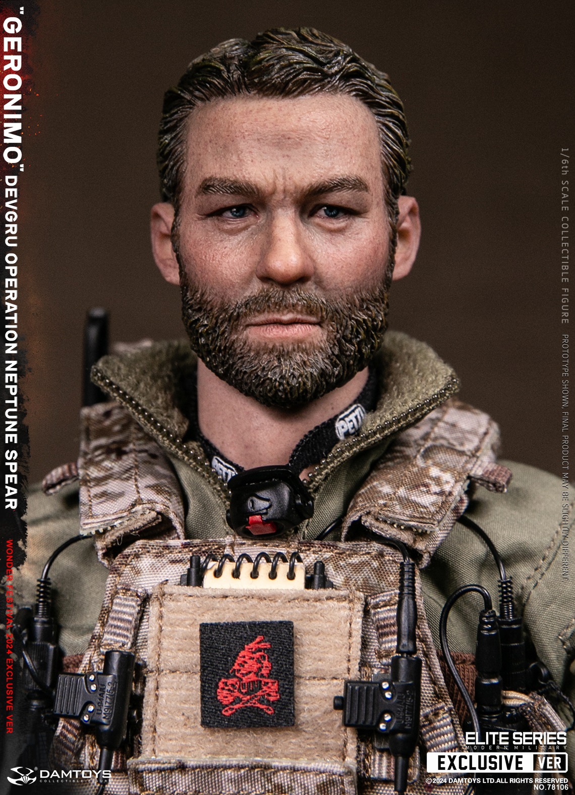 [สั่งจอง] DAMTOYS 78106 1/6 : DEVGRU Operation Neptune Spear “GERONIMO” [WF2024 Exclusive ver]