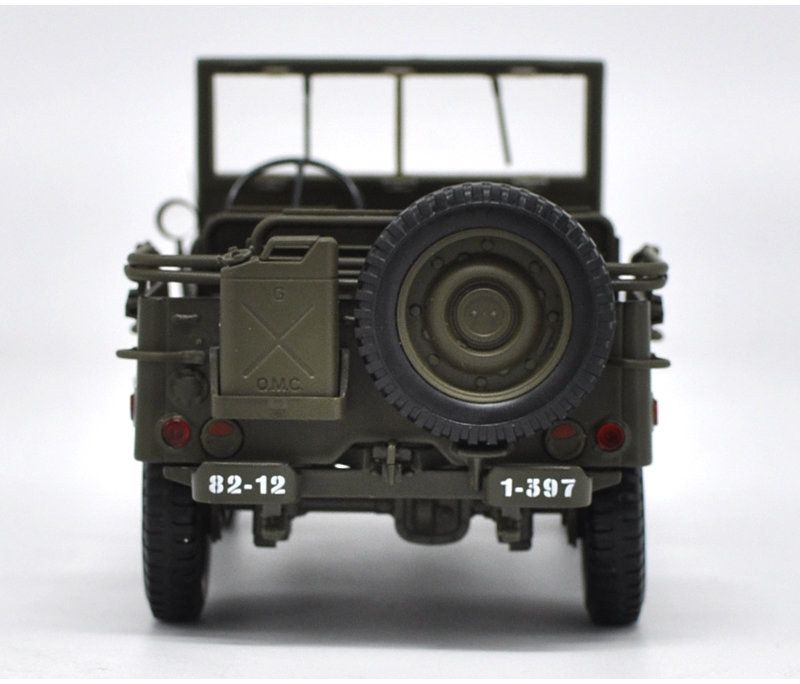 [สั่งจอง] JEEP WILLYS US ARMY 1/4 TON MILITARY WW II DIE CAST 1/18 BY WELLY 18036W