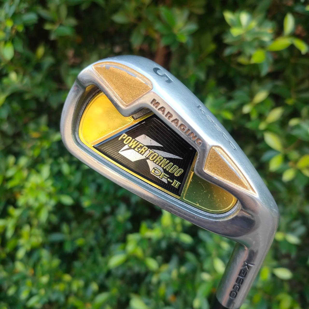 🏌️ชุดเหล็ก KASCO POWER TORNADO DF-II MARAGING หน้าเด้งจัด!!! มีเหล็ก 5-9 เเละ PW AW SW ก้าน KASCO POWER TORNADO DF-II FLEX R ไม้กอล์ฟมือสอง ของแท้ BY NakaraLuxurious