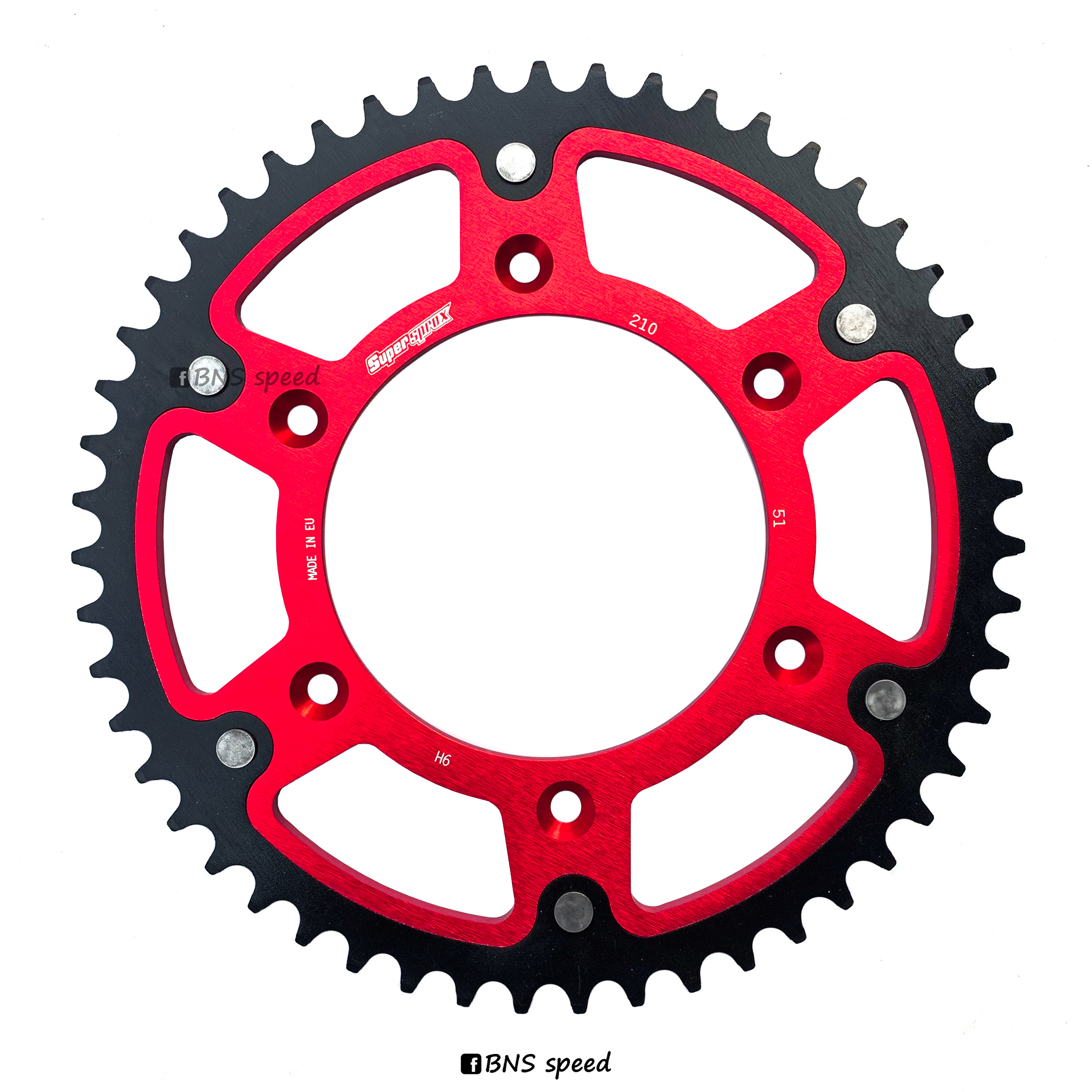 สเตอร์หลัง Supersprox Stealth 51 / 52T สีแดง