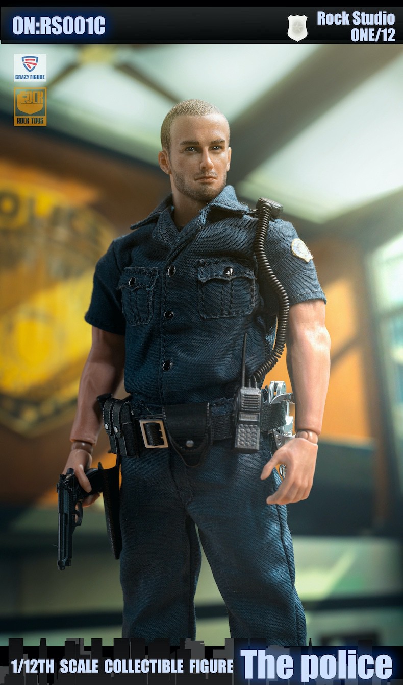 [สั่งจอง]ROCKTOYS RS001A/B/C 1/12 The Police D Kind [3 figure set]