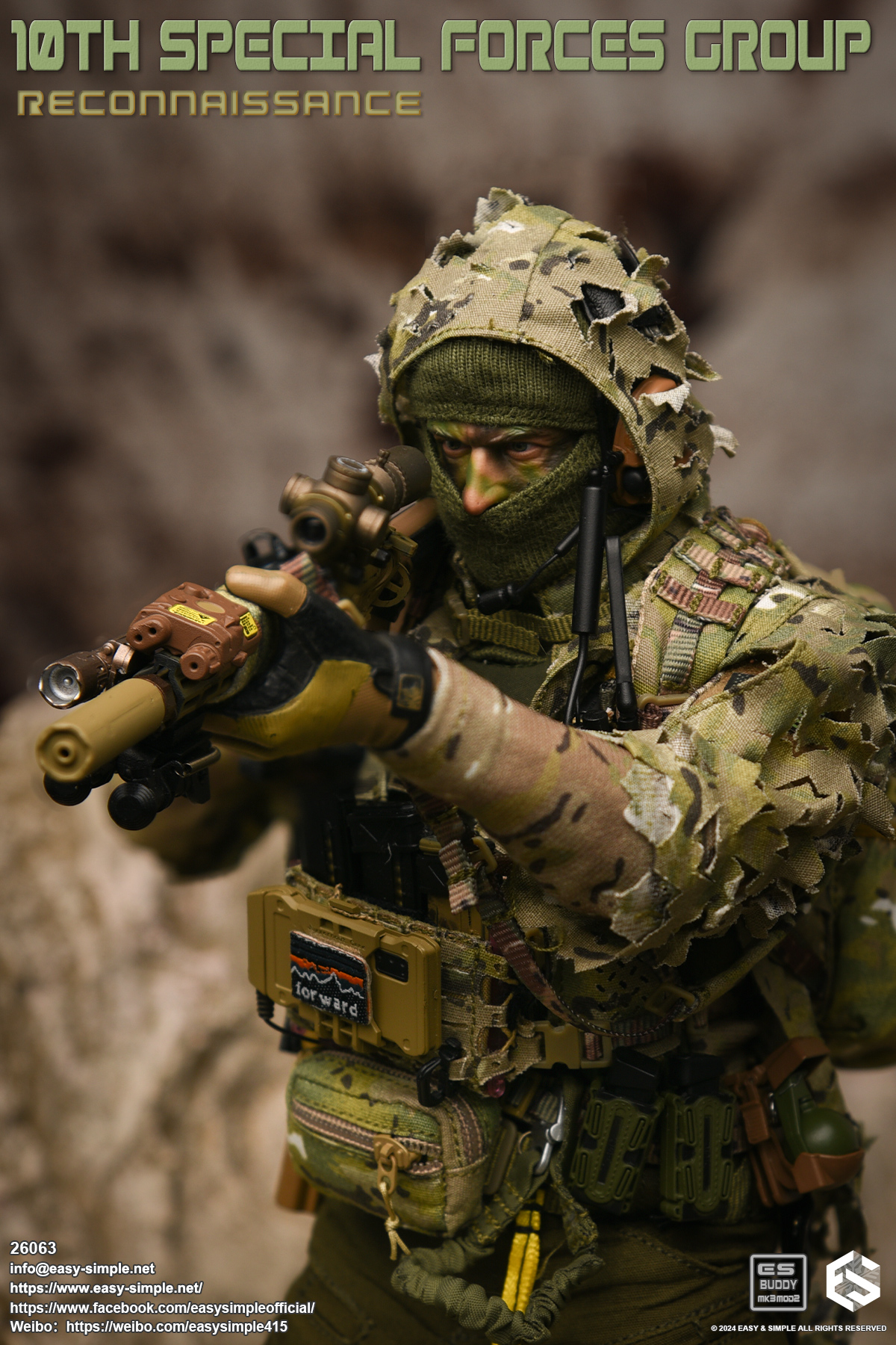 [สั่งจอง] Easy&Simple 26063 1/6 : 10TH SPECIAL FORCES GROUP Reconnaissance