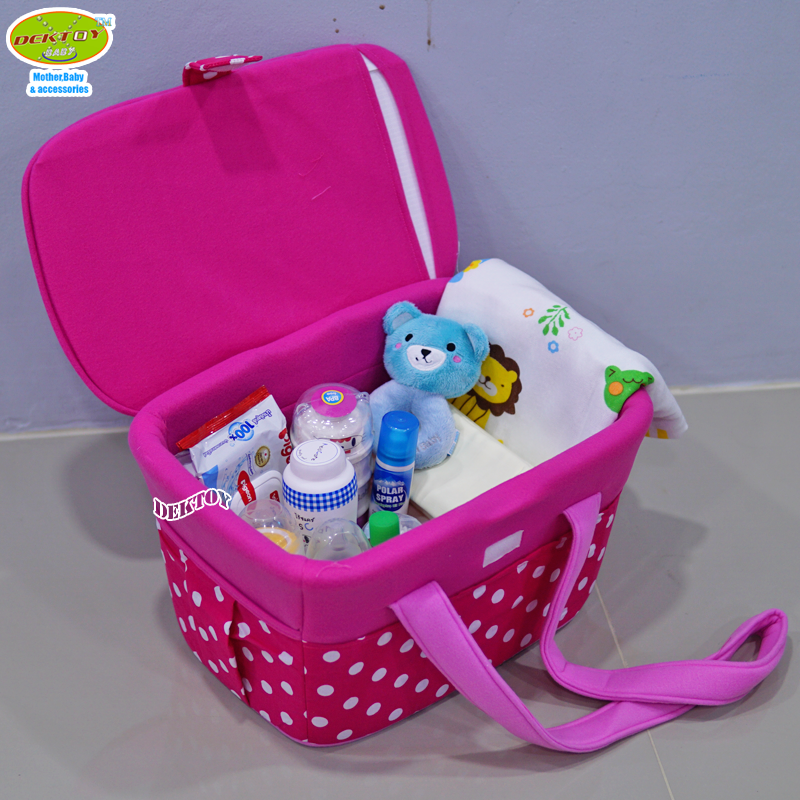 ตะกร้าใส่สัมภาระคุณแม่ ลายโดเรมอน ไซส์ L