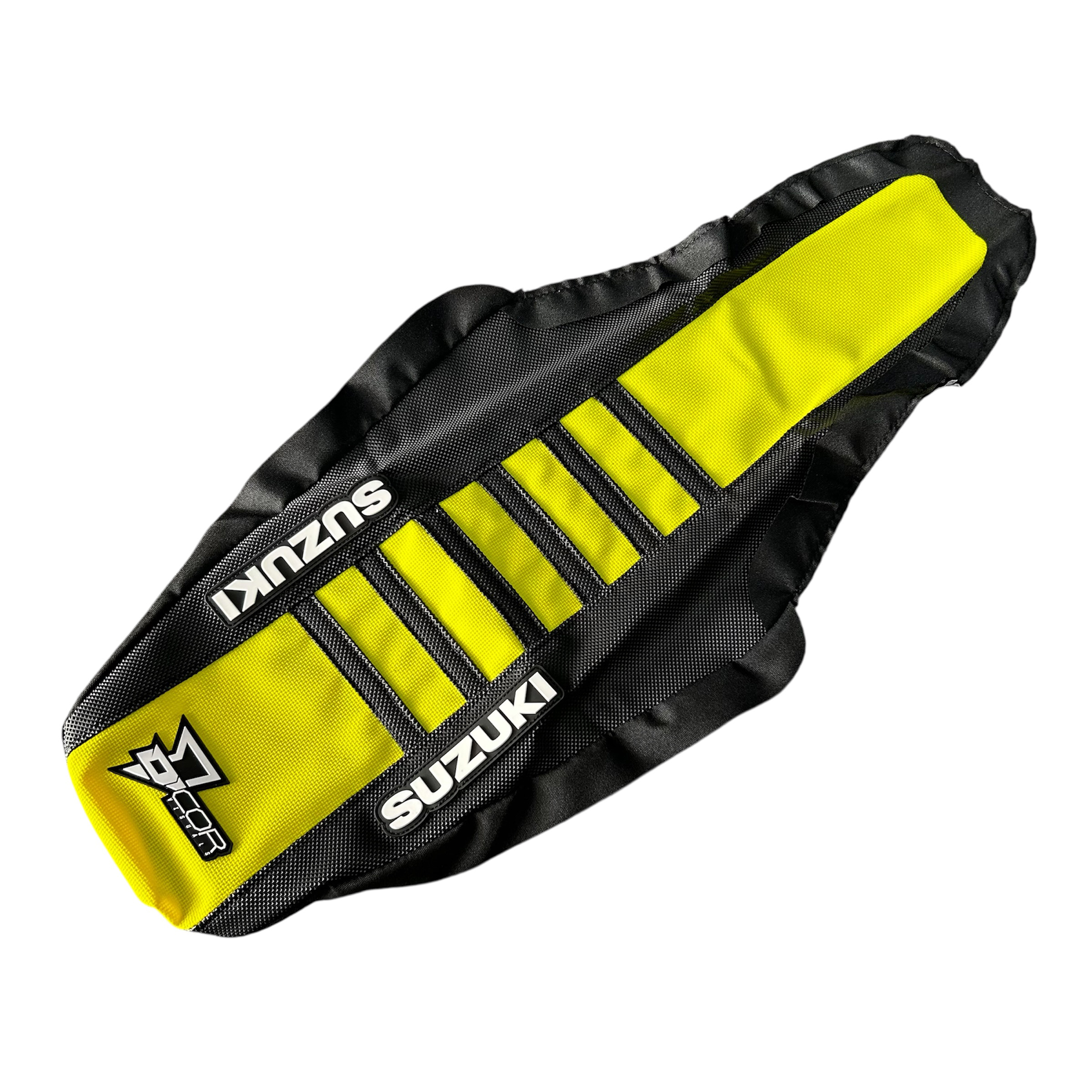 ผ้าเบาะ Dcor Visuals Seat cover Blk, Yel, w/blk ribs - RMZ250 19-25, RMZ450 18-25