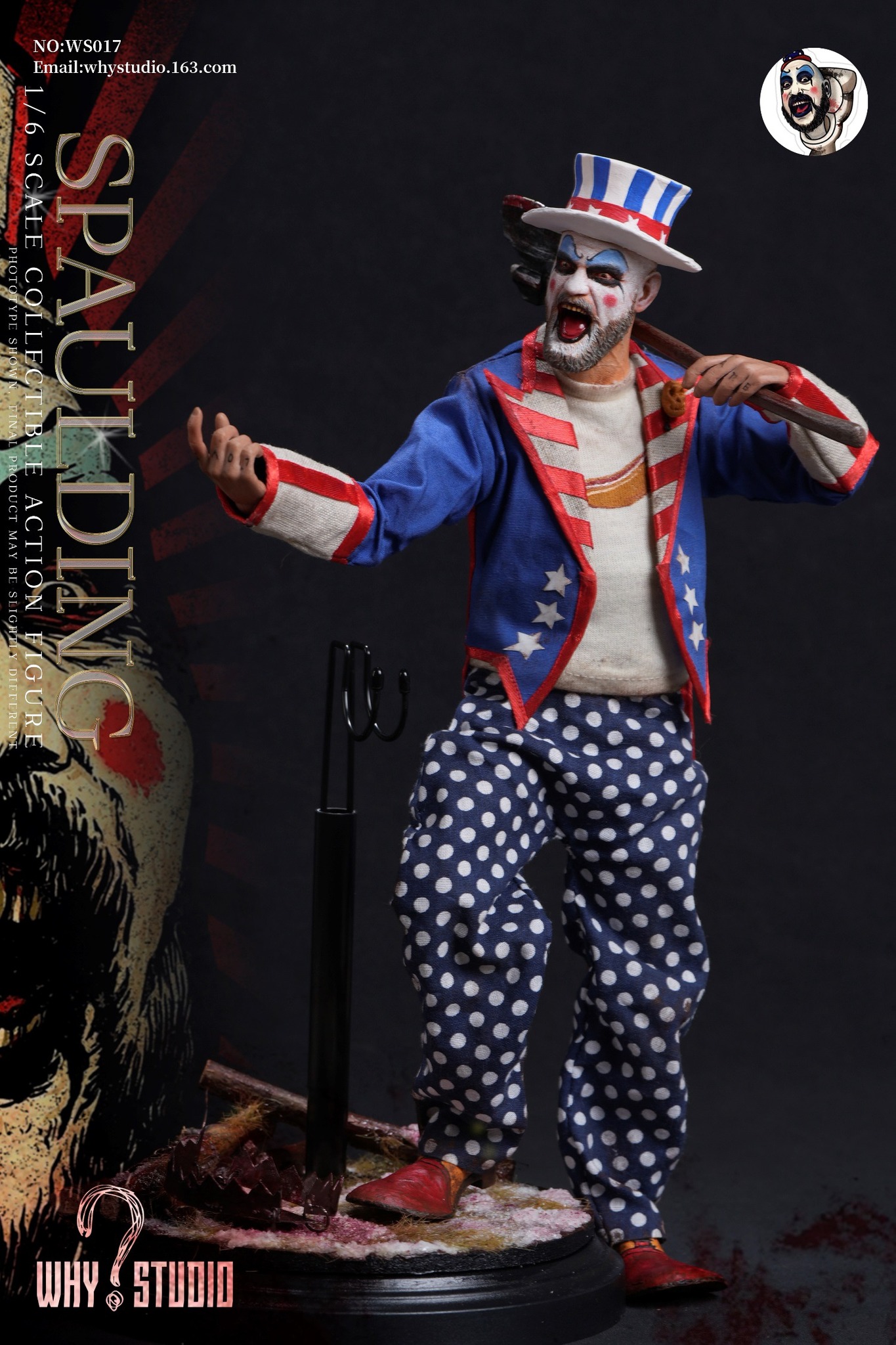 [สั่งจอง] WHY STUDIO WS017 1/6 : captain Spaulding